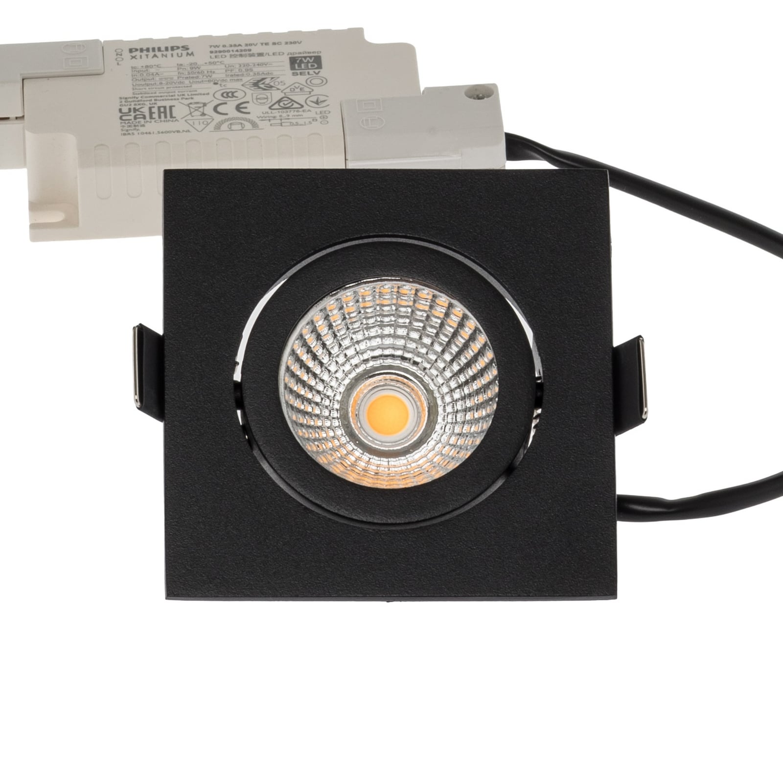 BRUMBERG BB05 recessed RC driver angular black BRUMBERG BB05 recessed RC driver angular black
