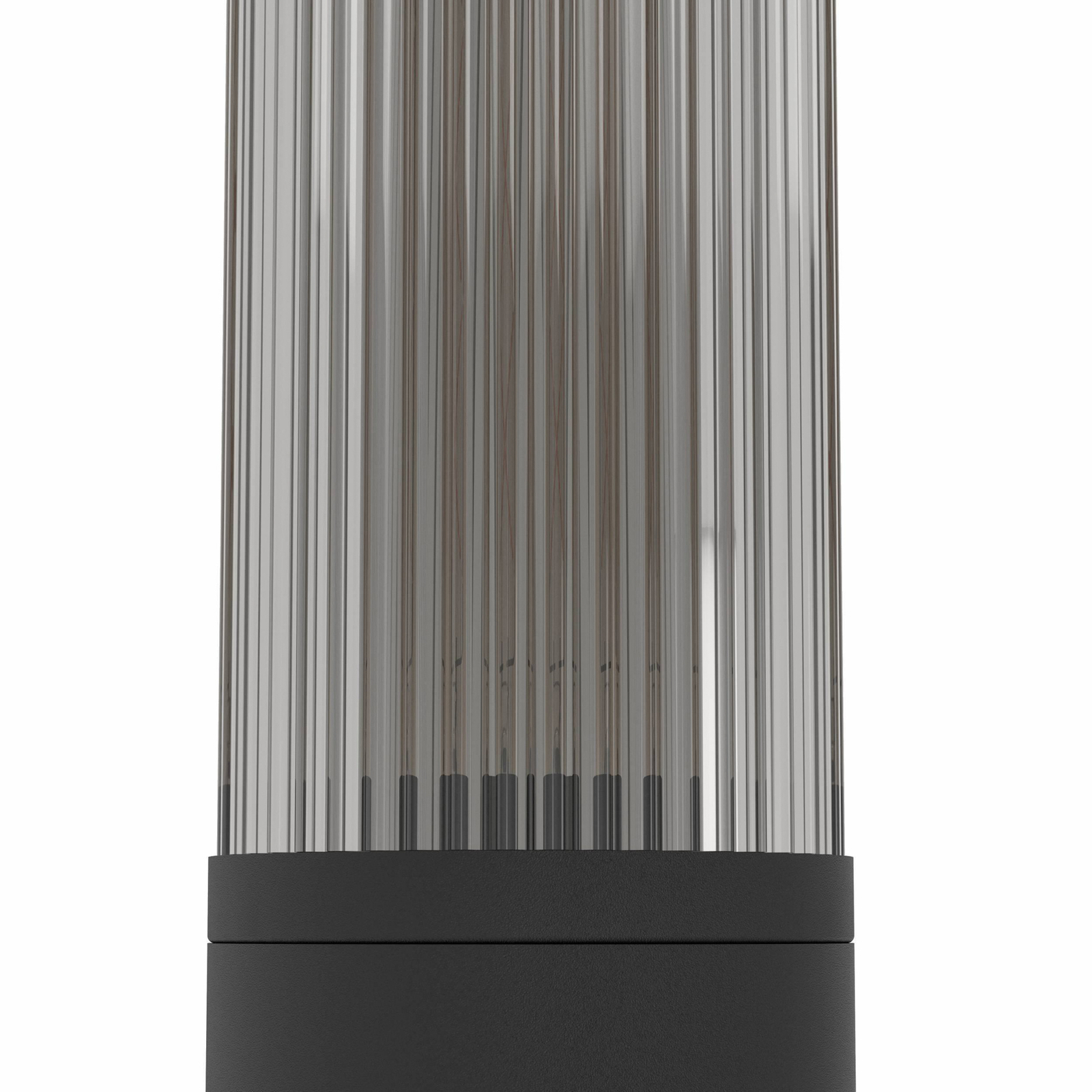 Salle path light, height 110 cm, black, aluminium