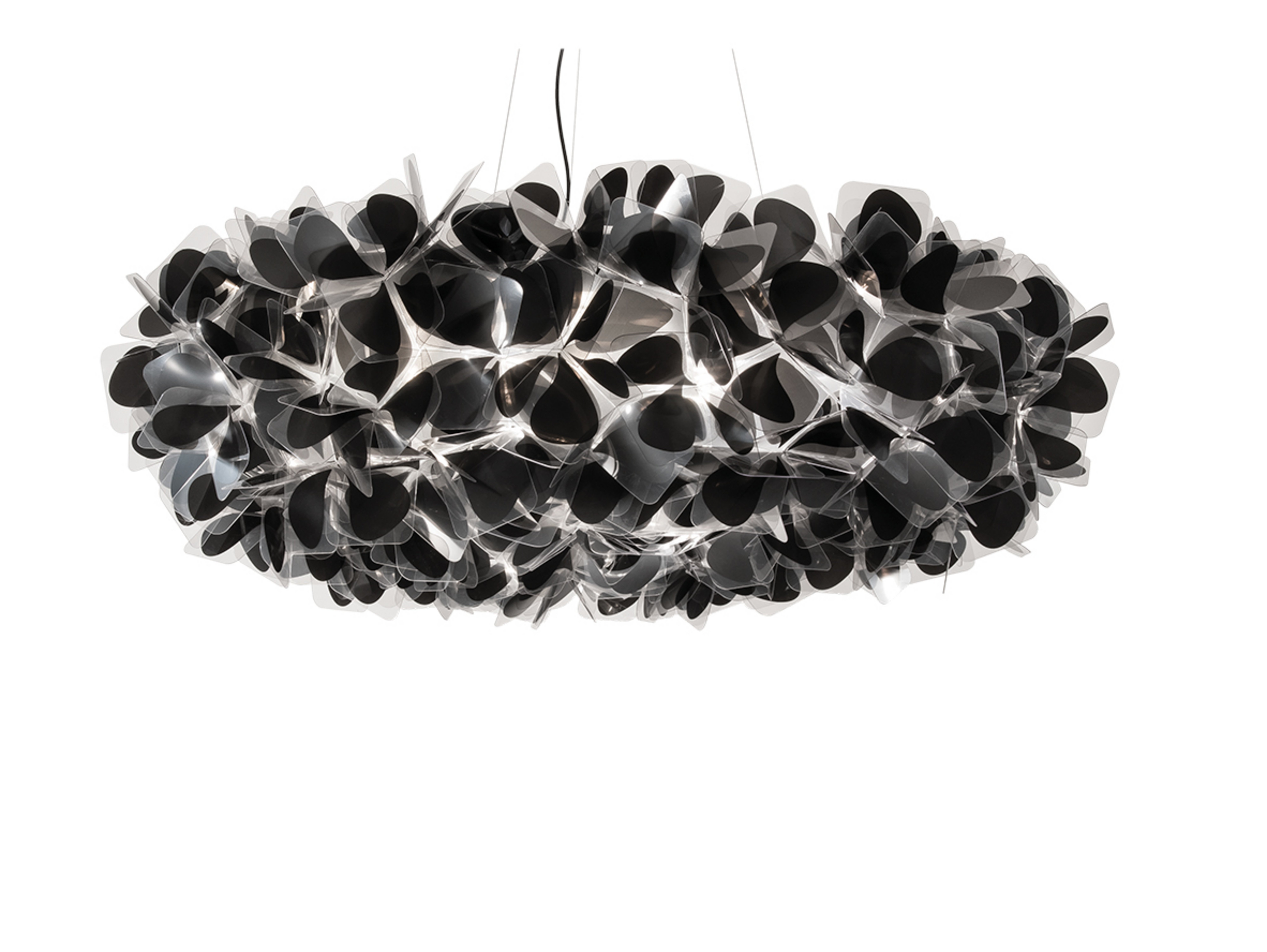Mama Non Mama Clizia 130 Suspension, noir/transparent - Slamp