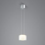 BANKAMP Grand Clear LED pendant light, 1-bulb, Ø 20 cm