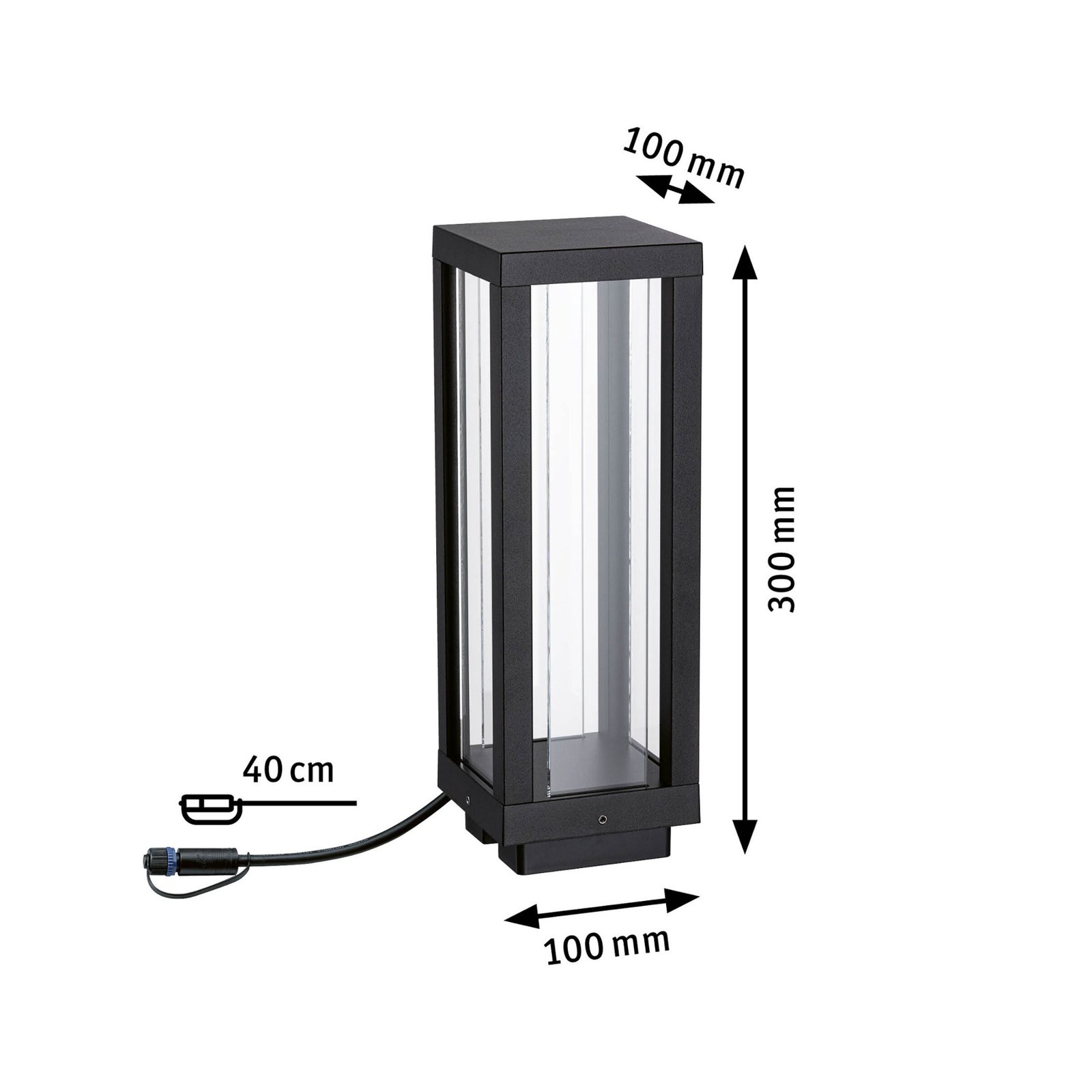 Paulmann Plug & Shine LED pedestal light Classic Lantern RGBW