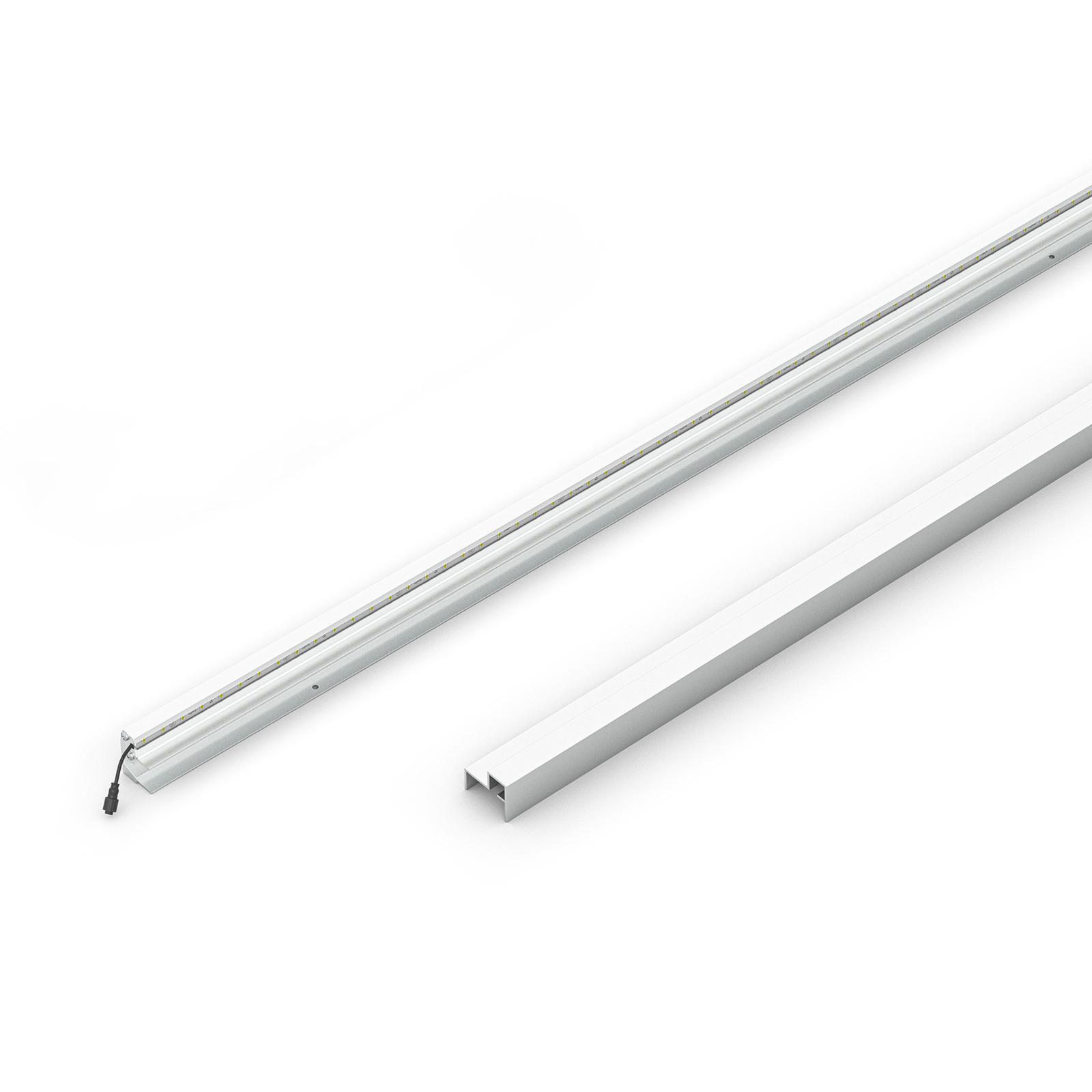 LED светлинна лента стартов комплект от 1 дървена ограда сребро