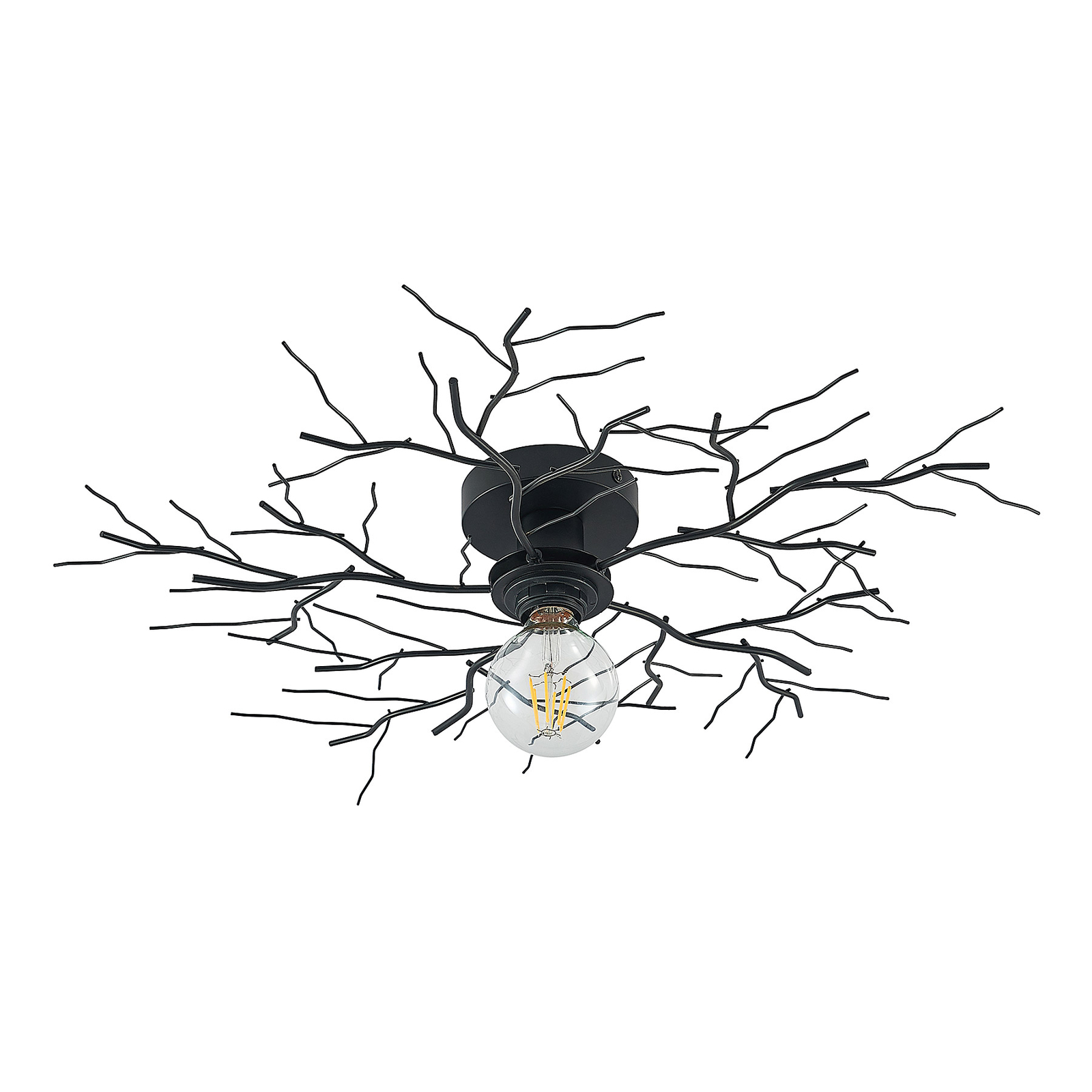 Vetki Plafonnier Matt Black - Lindby