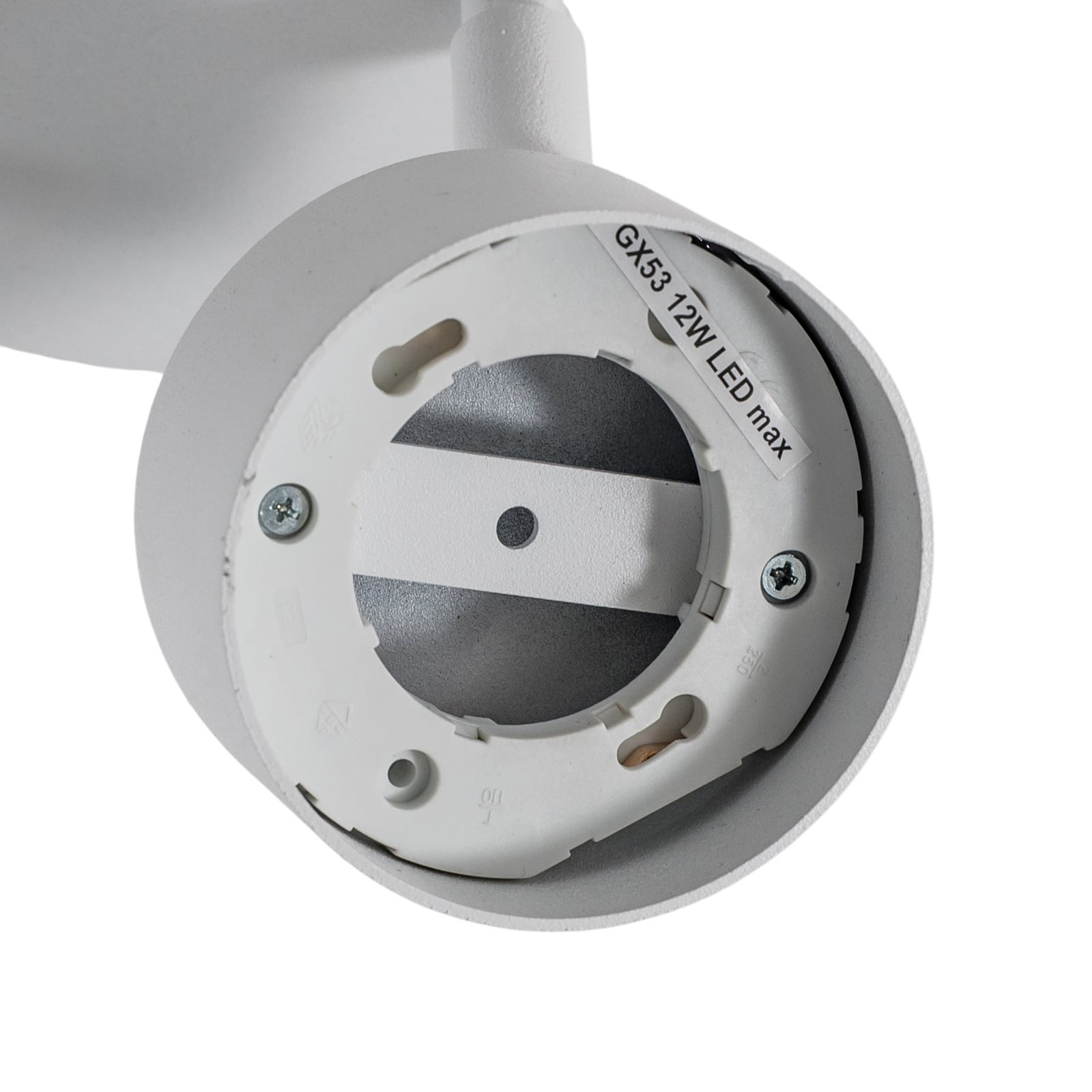 Spot pour plafond Nemo, à 2 lampes, blanc, orientable, métal, GX53 Spot pour plafond Nemo, à 2 lampes, blanc, orientable, métal, GX53