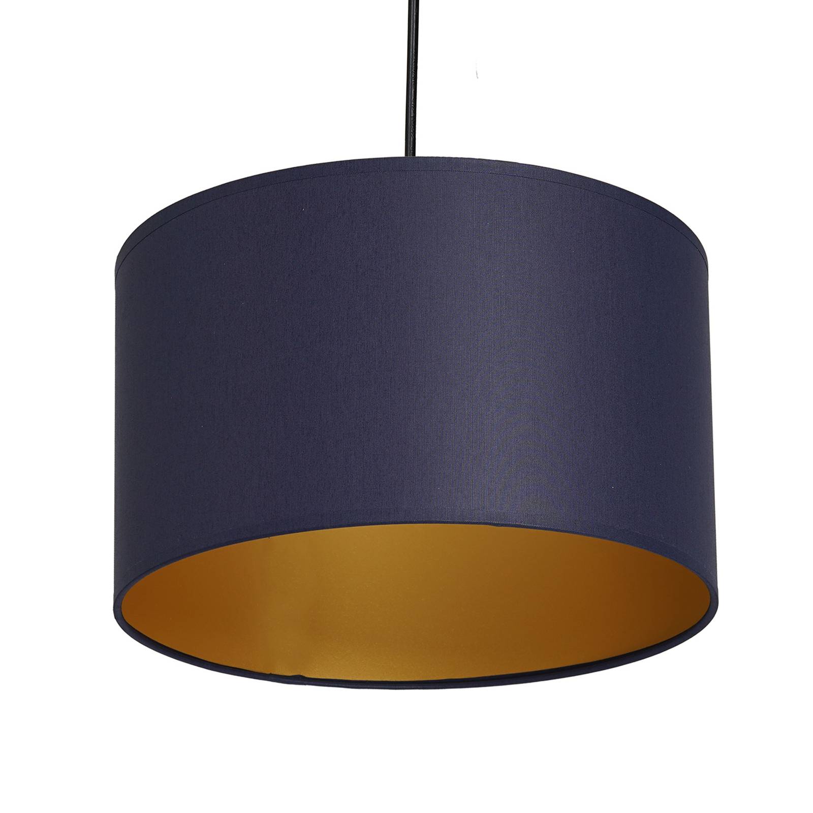 Euluna Suspension Soho cylindrique x1 Ø 25 cm bleu/doré