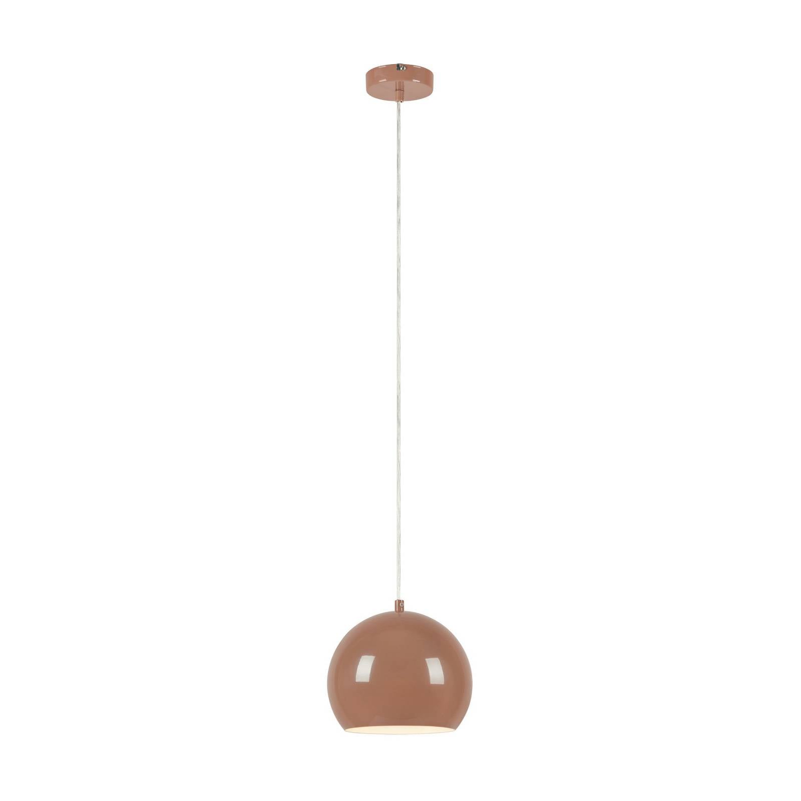 Pendellampe Pop, Ø 20 cm, braun, Metall
