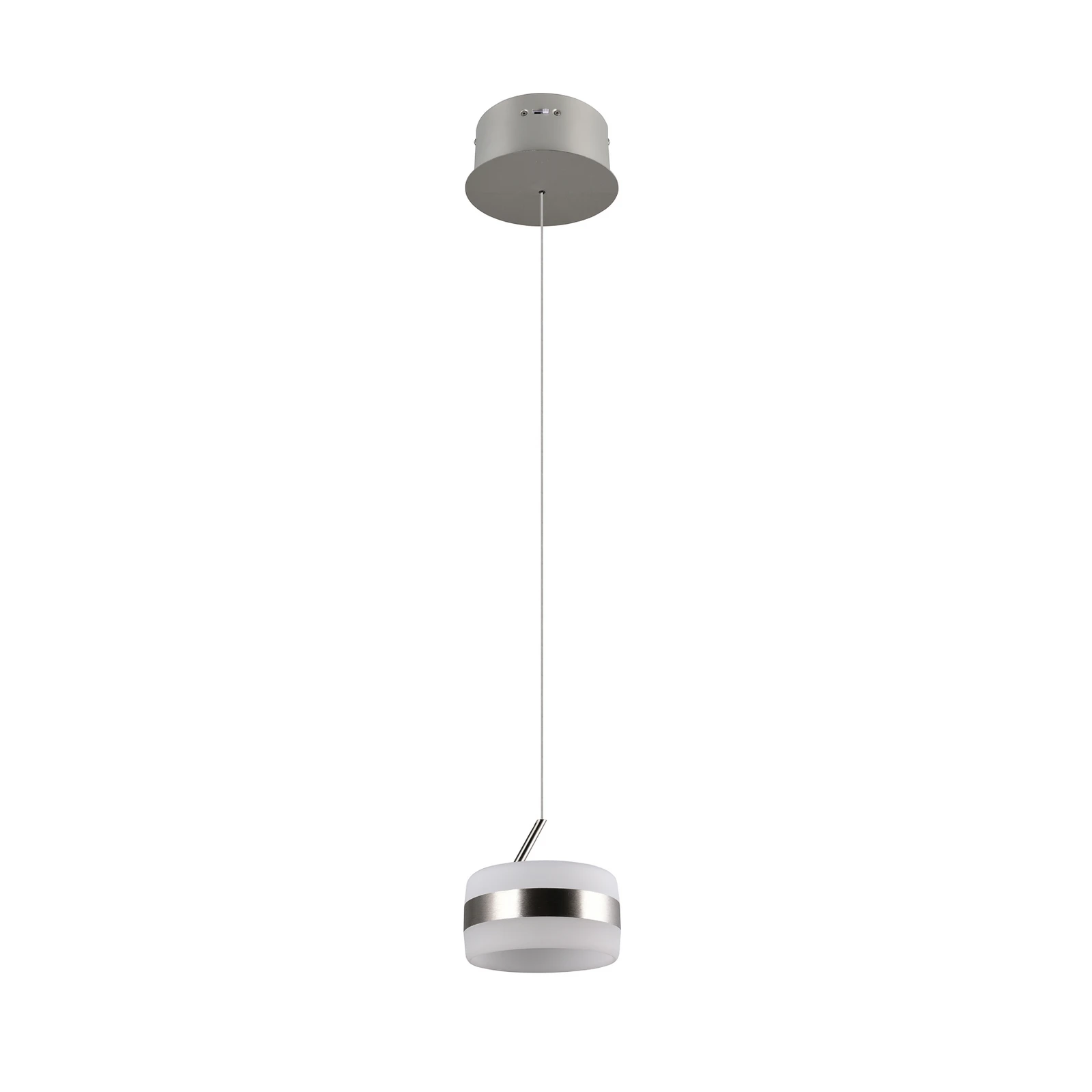 LED-riippvalgustid Dios, nikkelvärvi, Ø 15 cm, metall, CCT