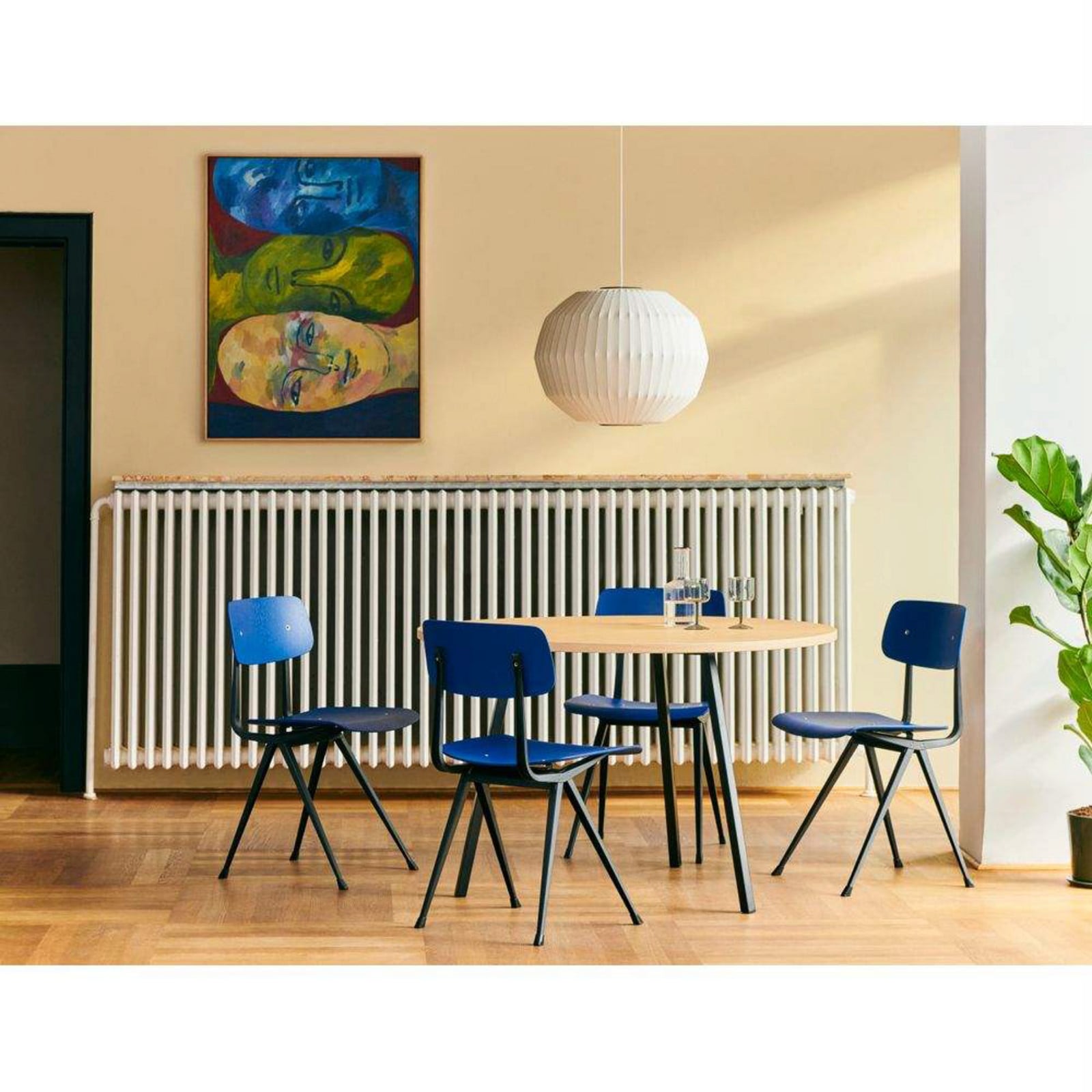 Nelson Angled Sphere Bubble pendellampe S Herman Miller - Stue - Plastik