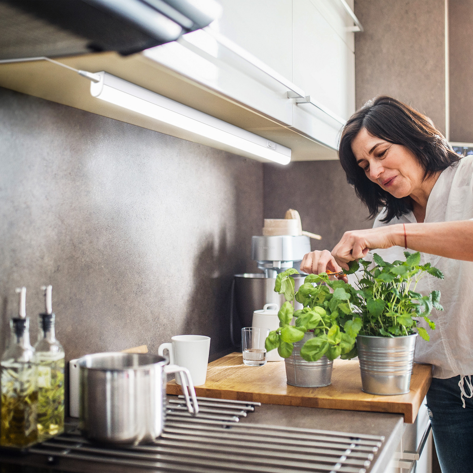 LED meubelverlichting Xaver, lengte 87,3 cm, set van 2 stuks 4000 K LED meubelverlichting Xaver, lengte 87,3 cm, set van 2 stuks 4000 K