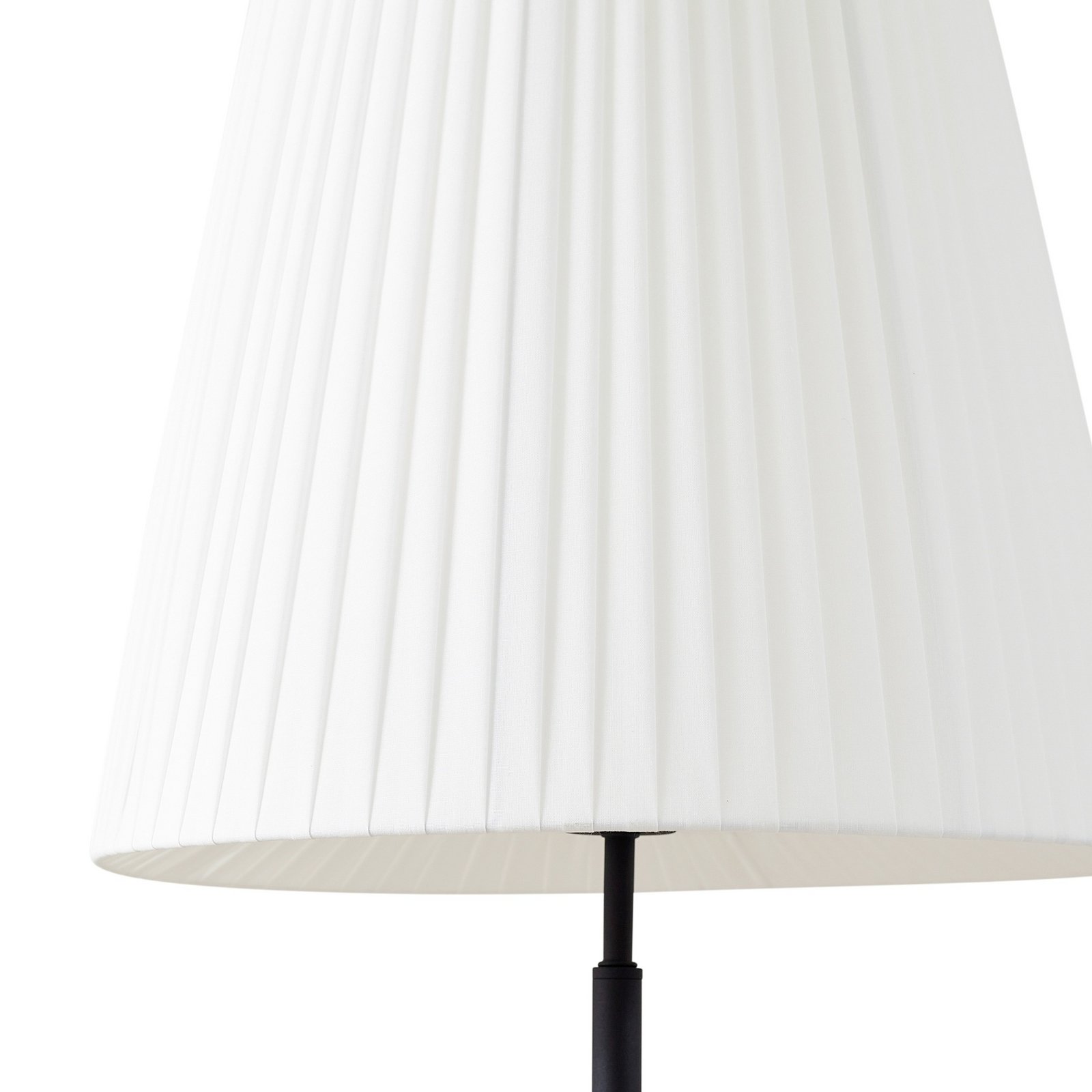 Virelle Stehleuchte, schwarz/weiß, 170 cm, Textil - Lindby Virelle Stehleuchte, schwarz/weiß, 170 cm, Textil - Lindby