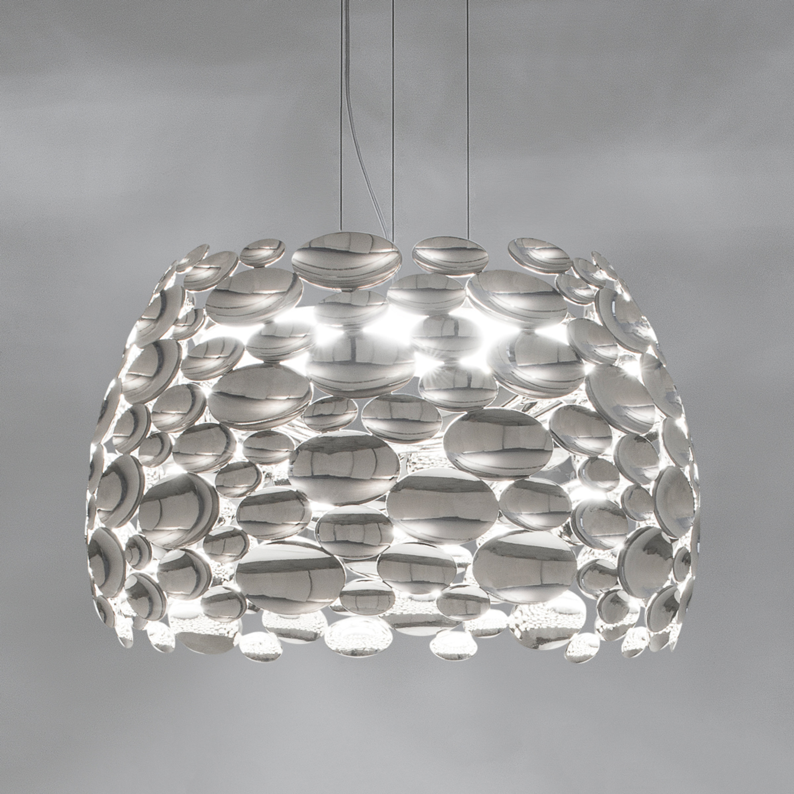 Terzani Anish - LED-Hängeleuchte, nickel