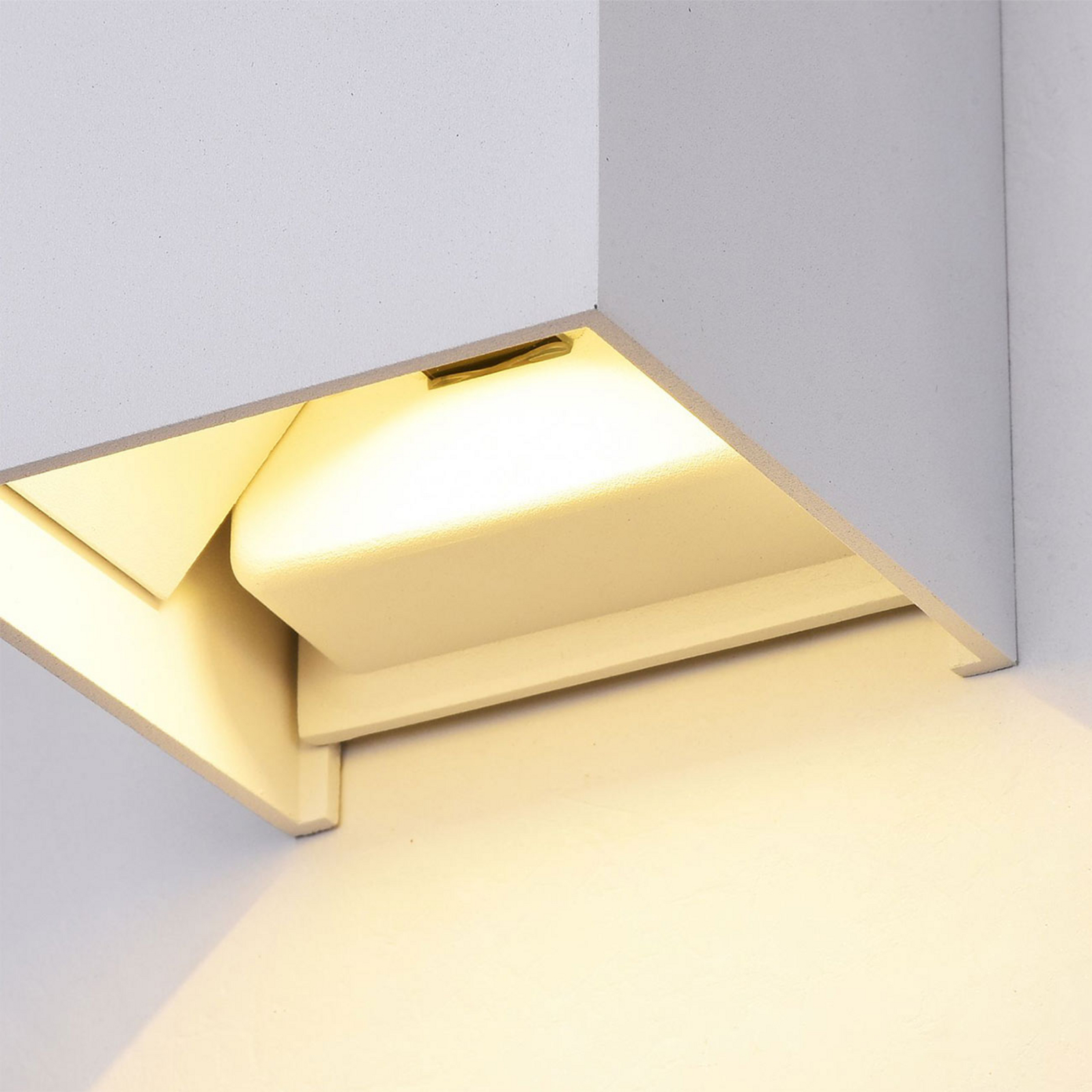 LED-Außenwandleuchte Fulton, 10x10cm