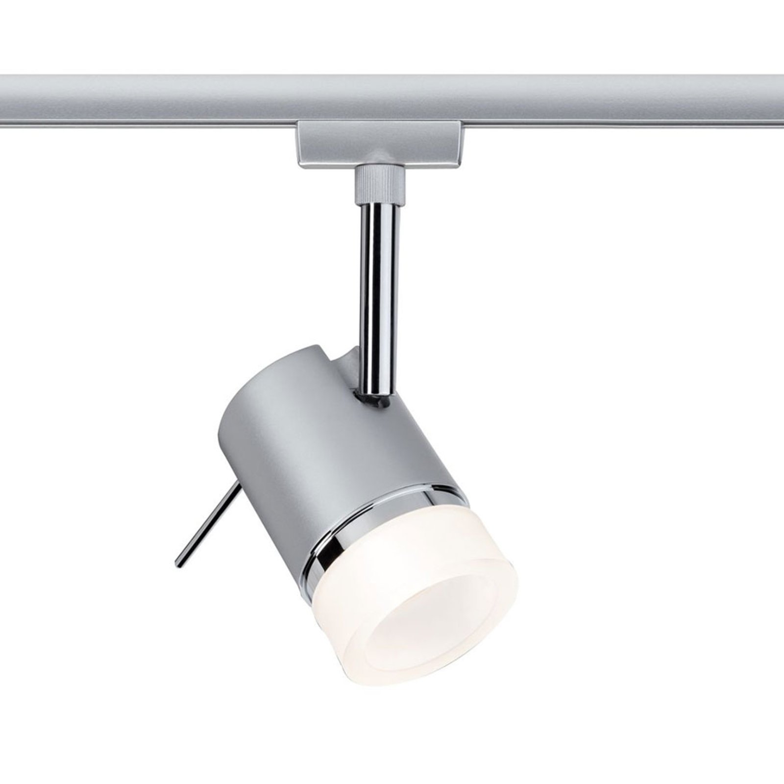 Paulmann URail Pipe spot made of metal, for Hallway, metal, plastic, GU10, 10 W, energy efficiency: A++, H: 15 cm