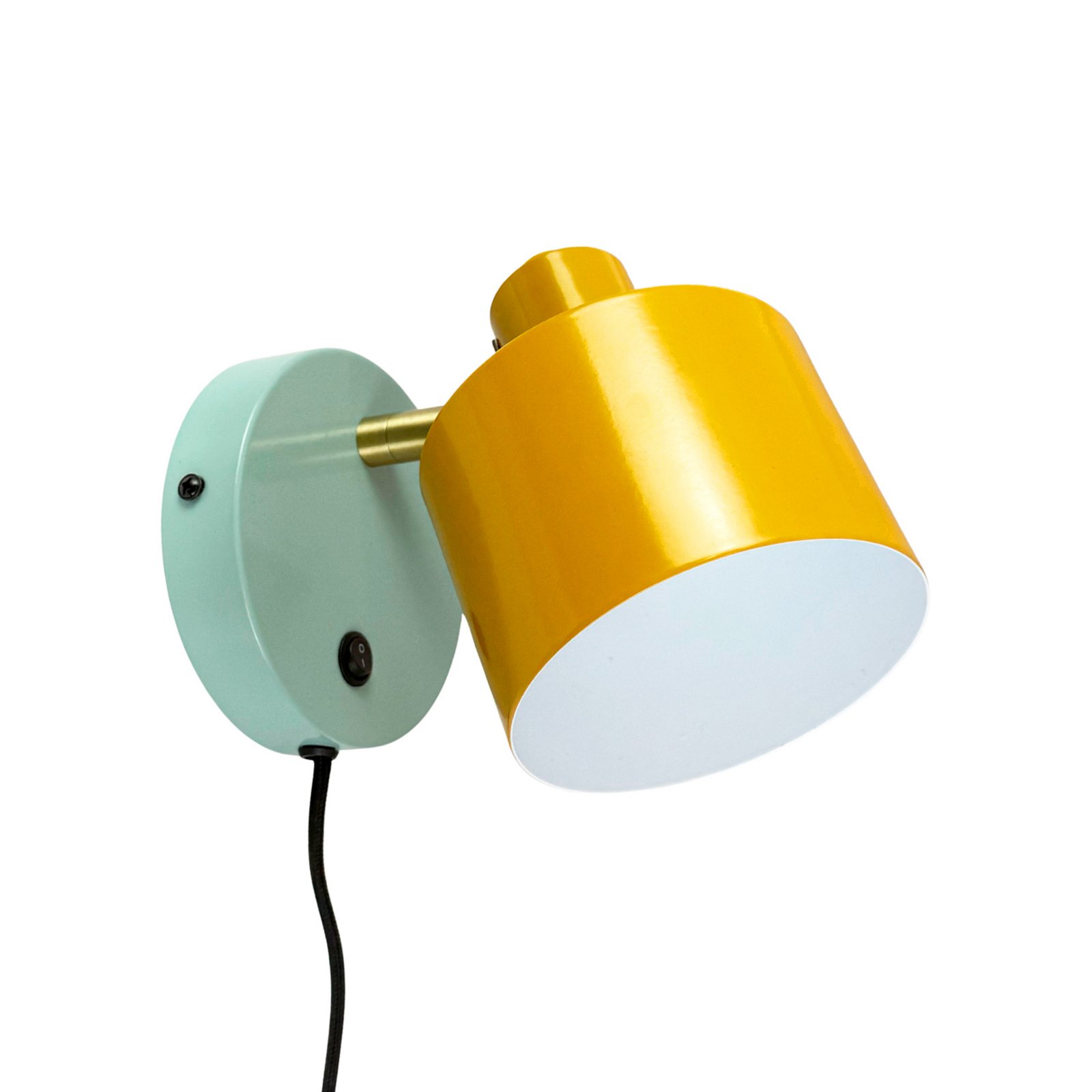 Ocean Wandlampe, curry/türkis, Ausladung 21cm, Dyberg Larsen