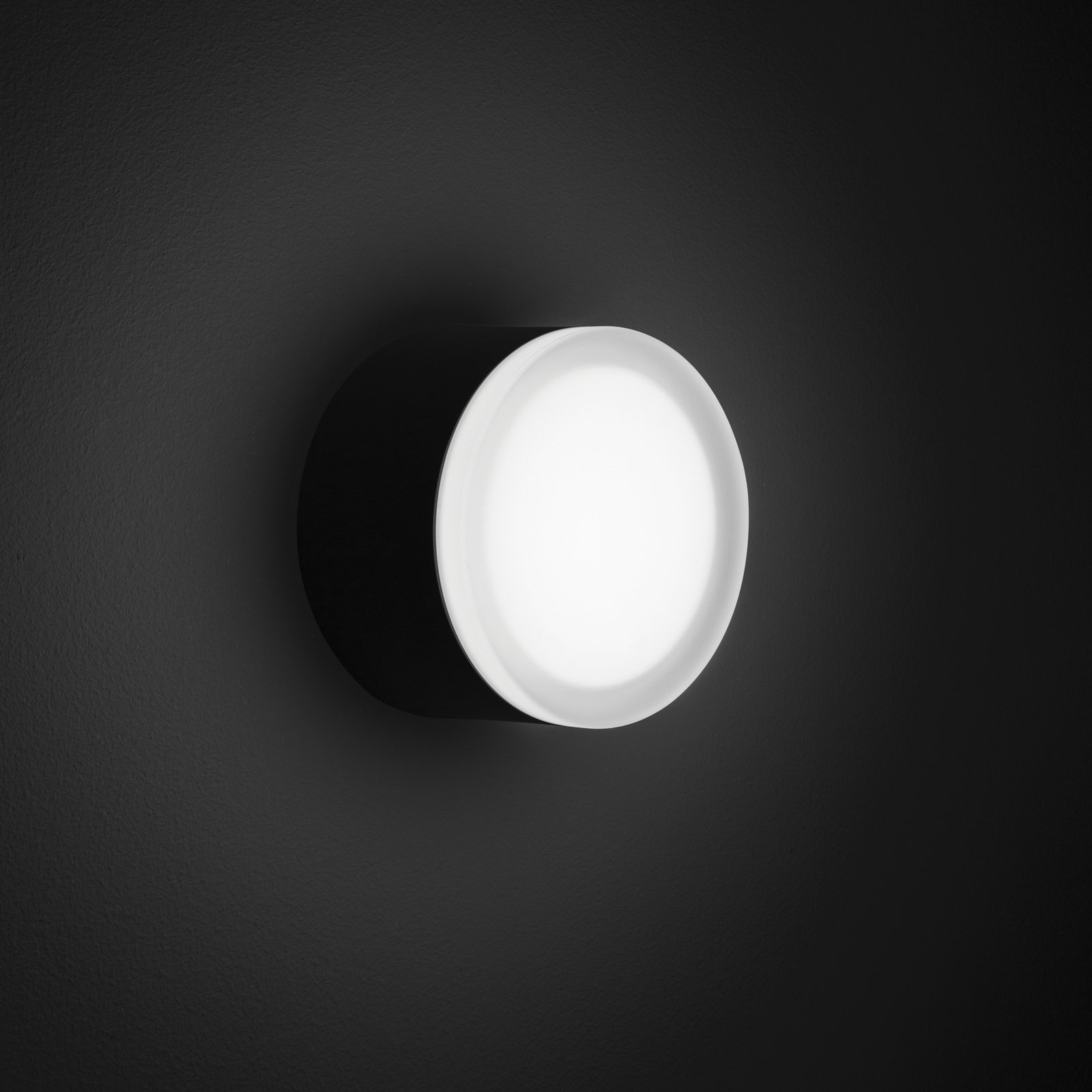 LED plafondlamp 1420 voor buiten plafond, grafiet Ø 13 cm