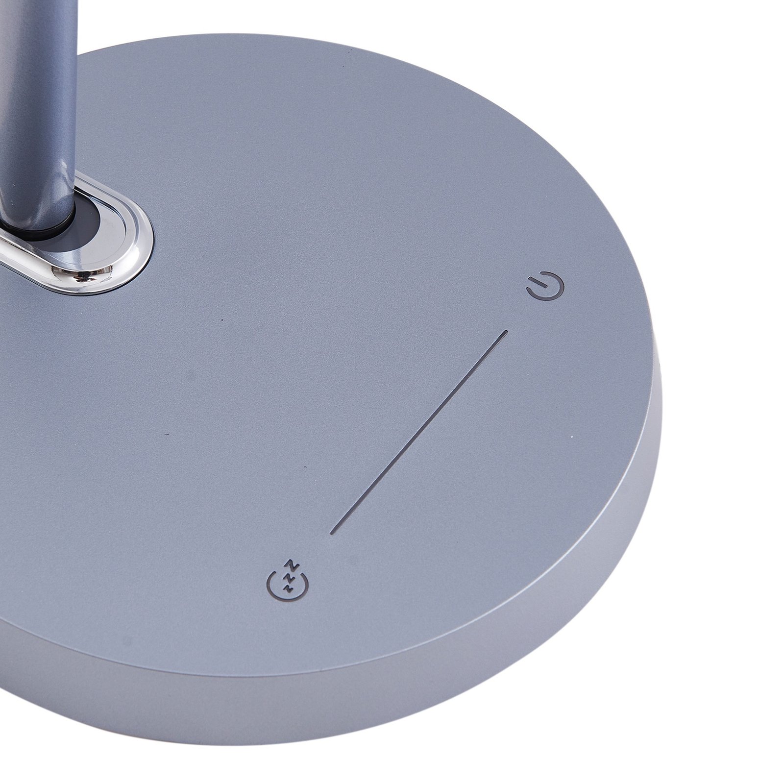 Thies LED Lampe de Table Dim. Gris - Lindby