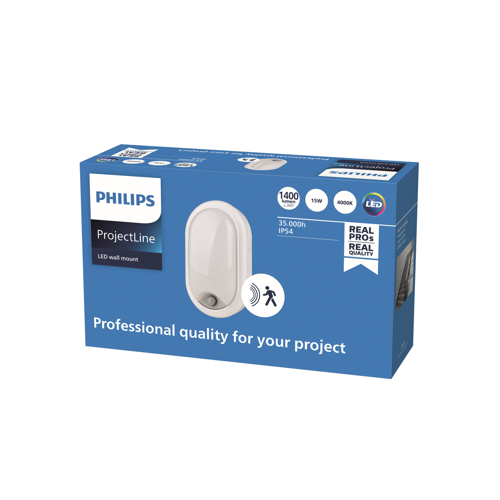 Philips Wall-mounted wall lamp sensor oval 4,000 K