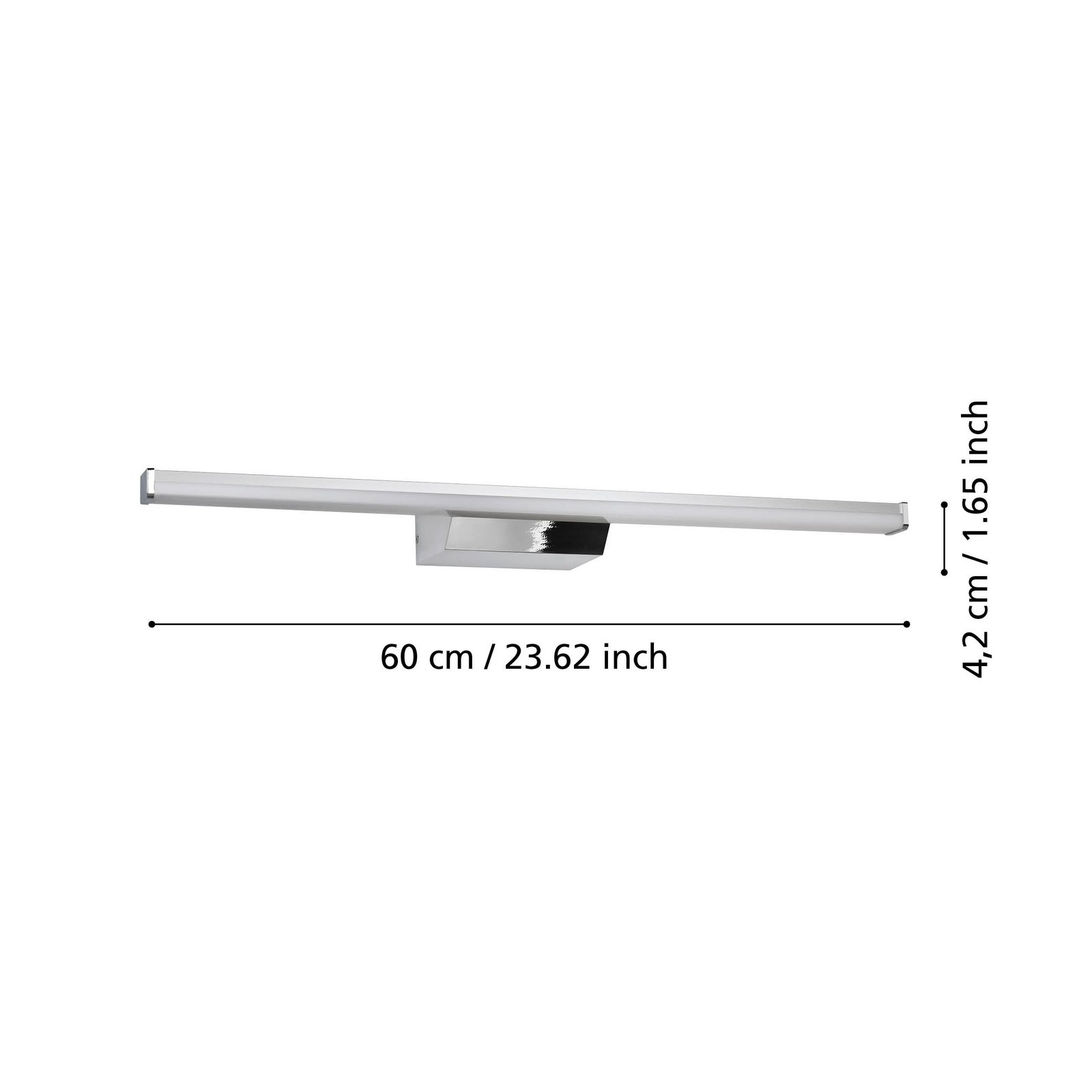 EGLO connect Smart-LED-Spiegelleuchte Regello-Z, grau