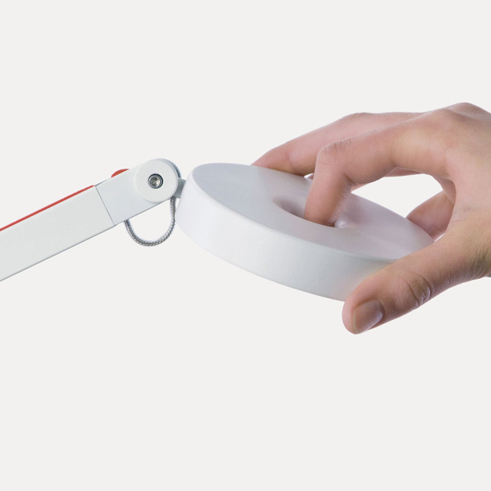 String T1 Mini Tischleuchte DTW Matt White/Orange - Rotaliana