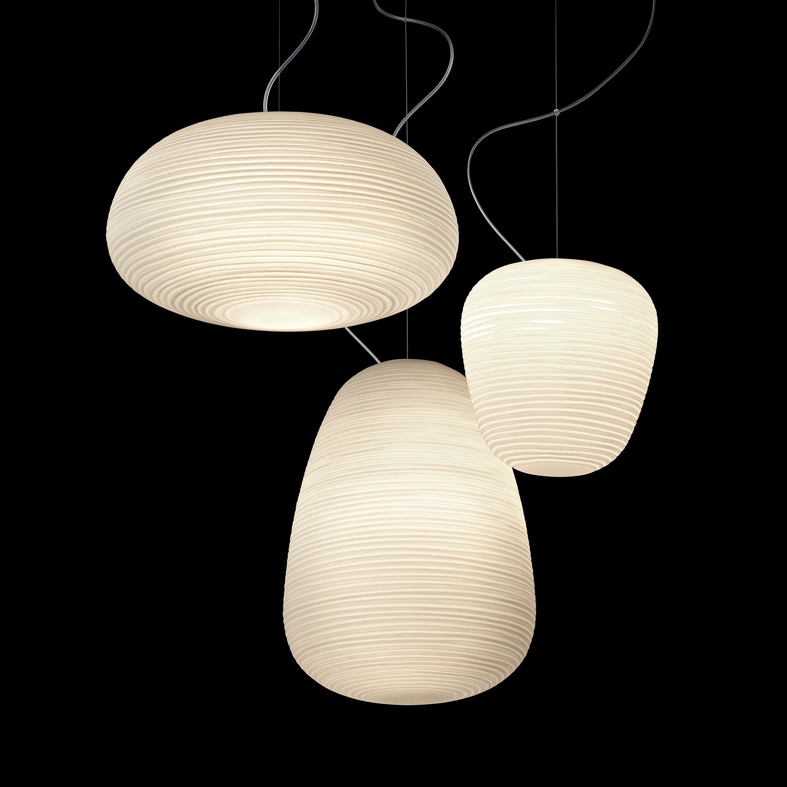 Стъклена висяща лампа Foscarini Rituals 3