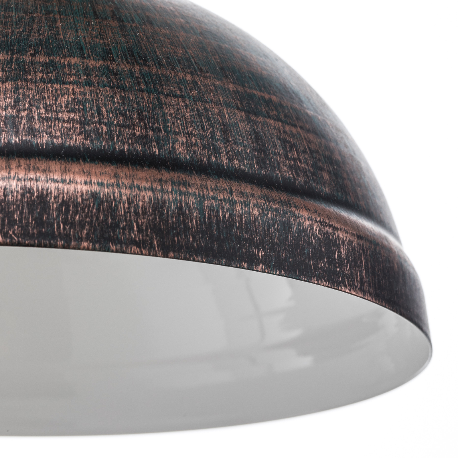 Hakon pendant light 1-bulb rust brown/natural wood