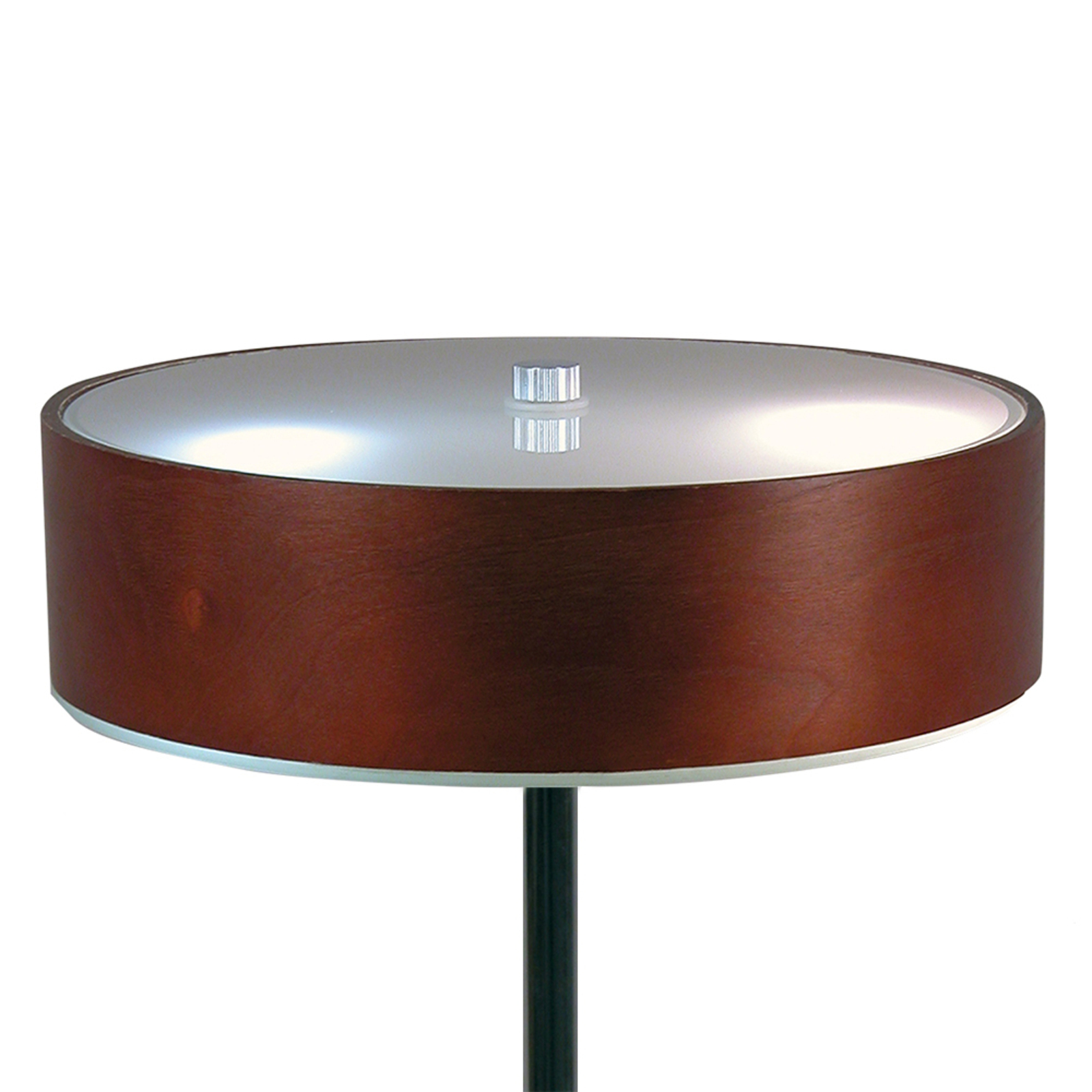 Elegant Malibu table lamp, ebony decoration