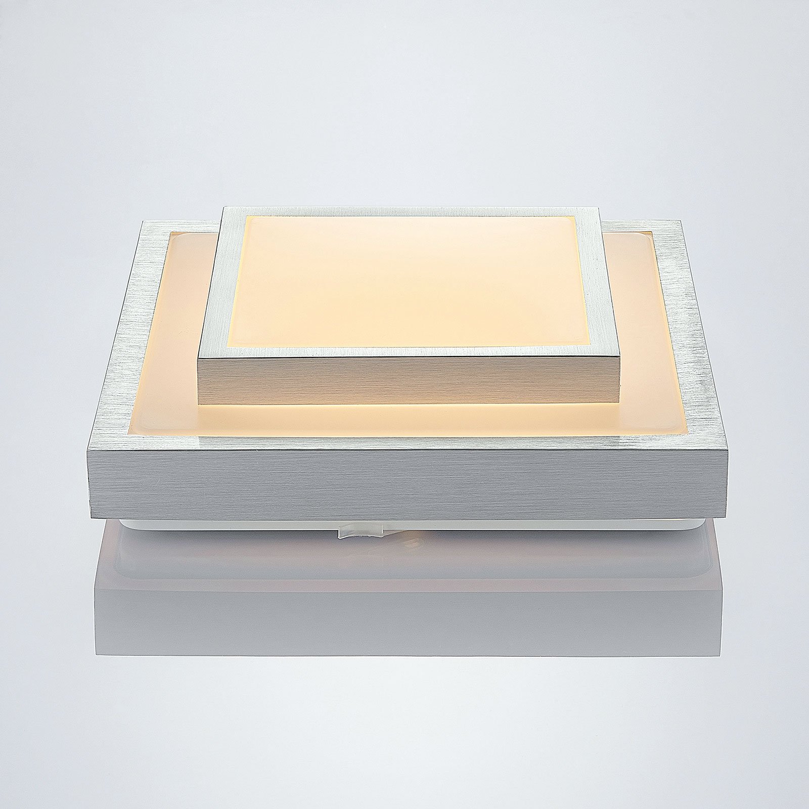 Mirco Ceiling Lamp Alu/White - Lindby
