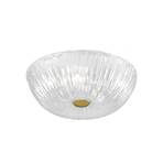 KOLARZ Murano Sagredo ceiling lamp, clear, Ø 30 cm, Murano glass