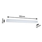 Luno LED Applique Murale 8W IP44 Aluminium - Paulmann