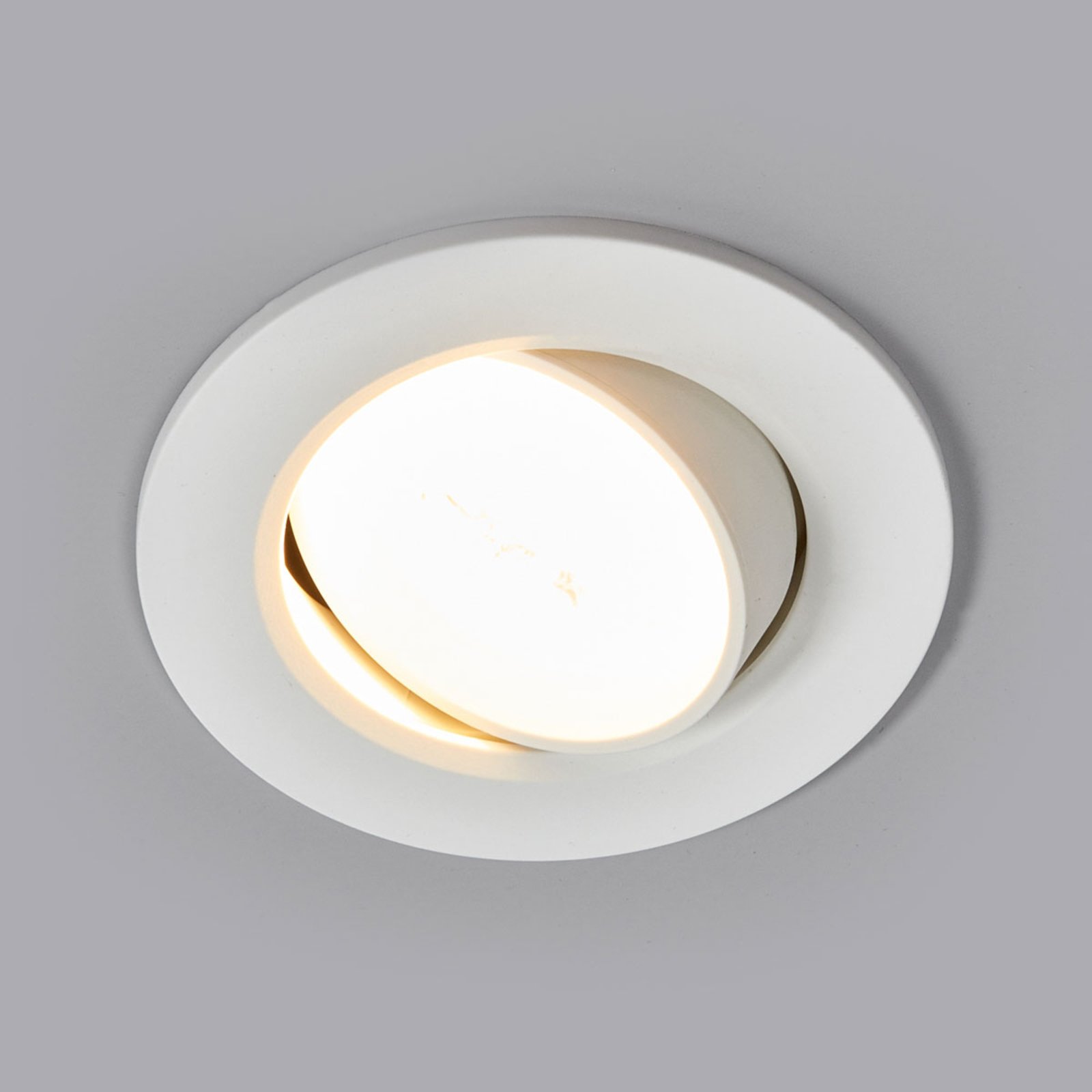 Lampe encastrable LED Quentin en blanc, 6 W