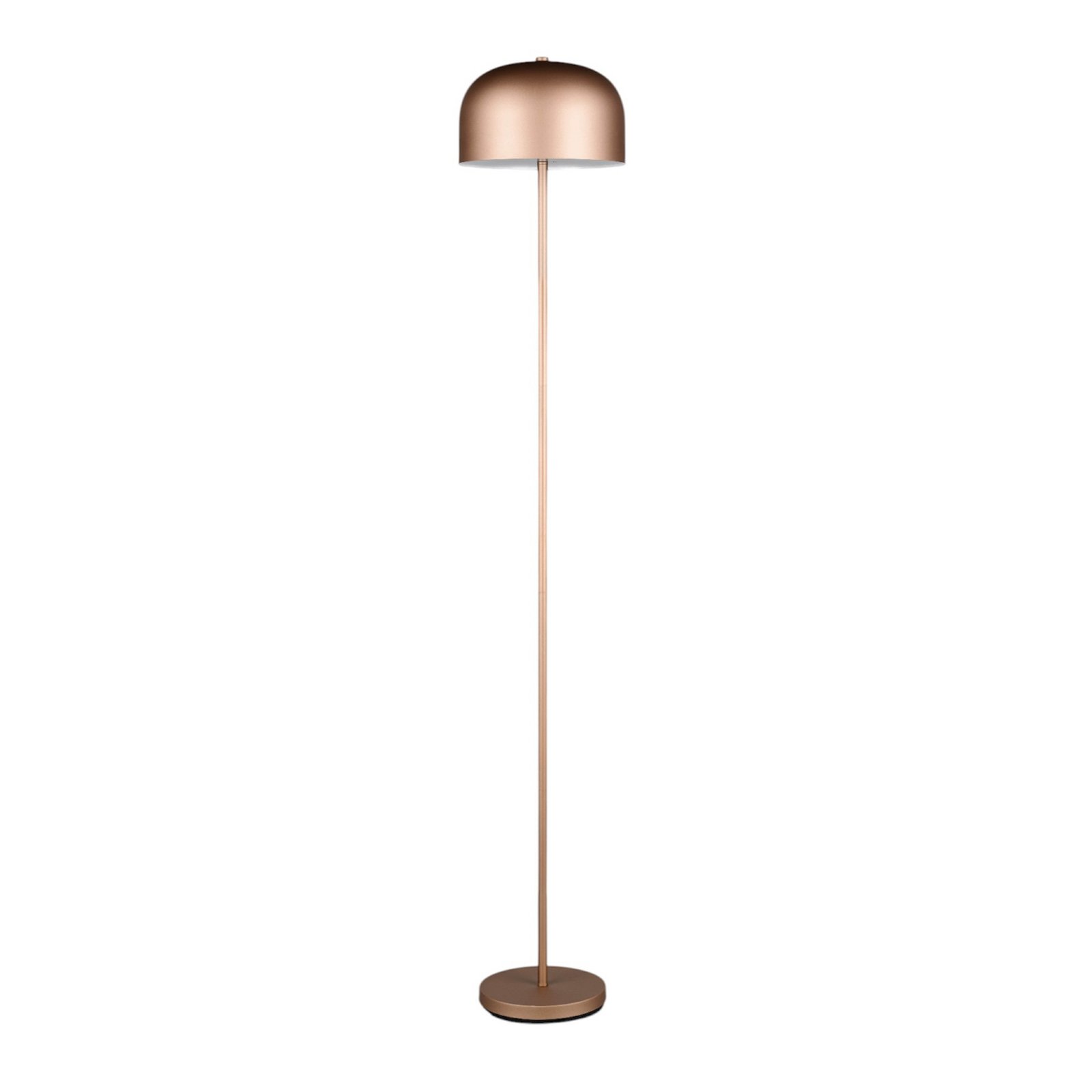 LED battery-powered floor lamp Jeff, coffee, dimmable, height 147 cm