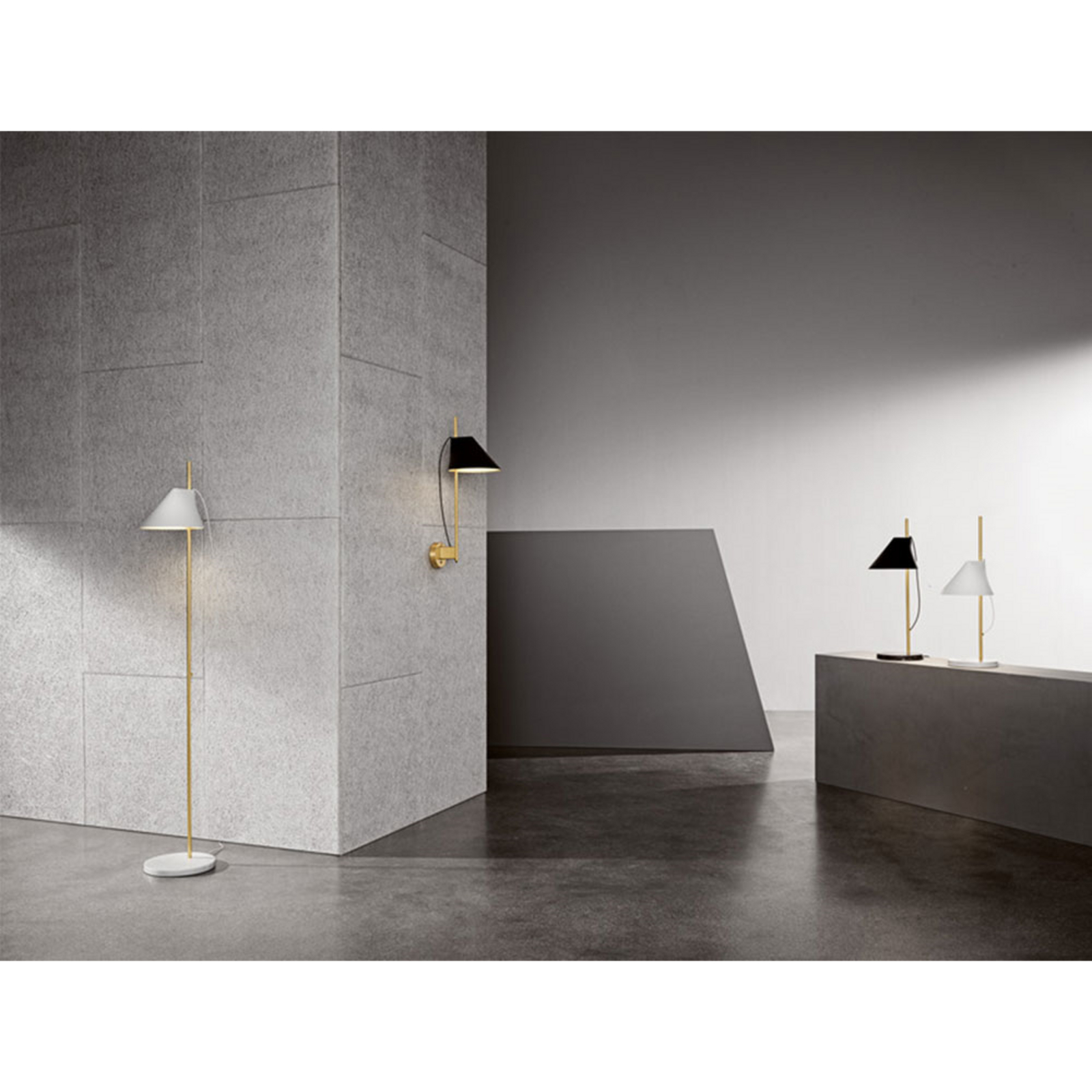 Yuh Table Lamp Black/Brass - Louis Poulsen