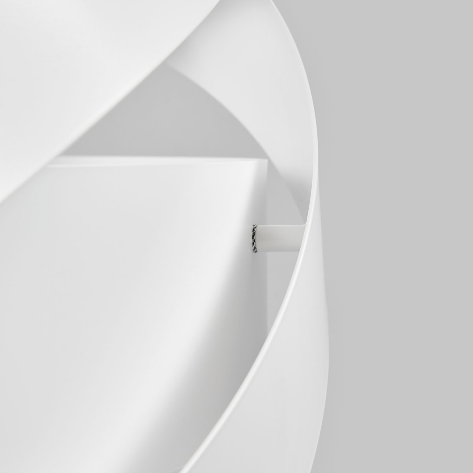 Lámpara colgante Pura en blanco, 60cm, 8x G9