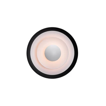 Diablo Applique da Parete LED Nero Opaco/Brillante Rosso Ø300mm - Belid