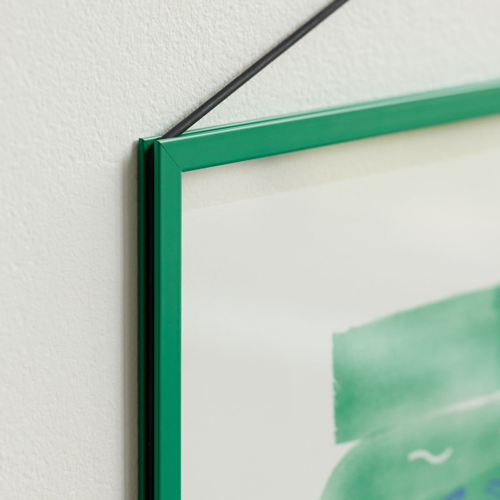 Bilderrahmen A4, grün, Aluminium - Moebe