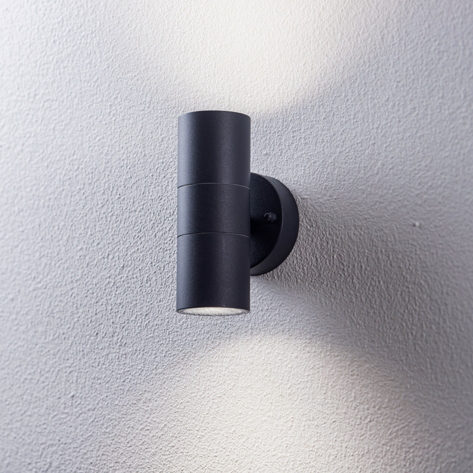 Prios Tulimar utendørs vegglampe, 2 lyskilder