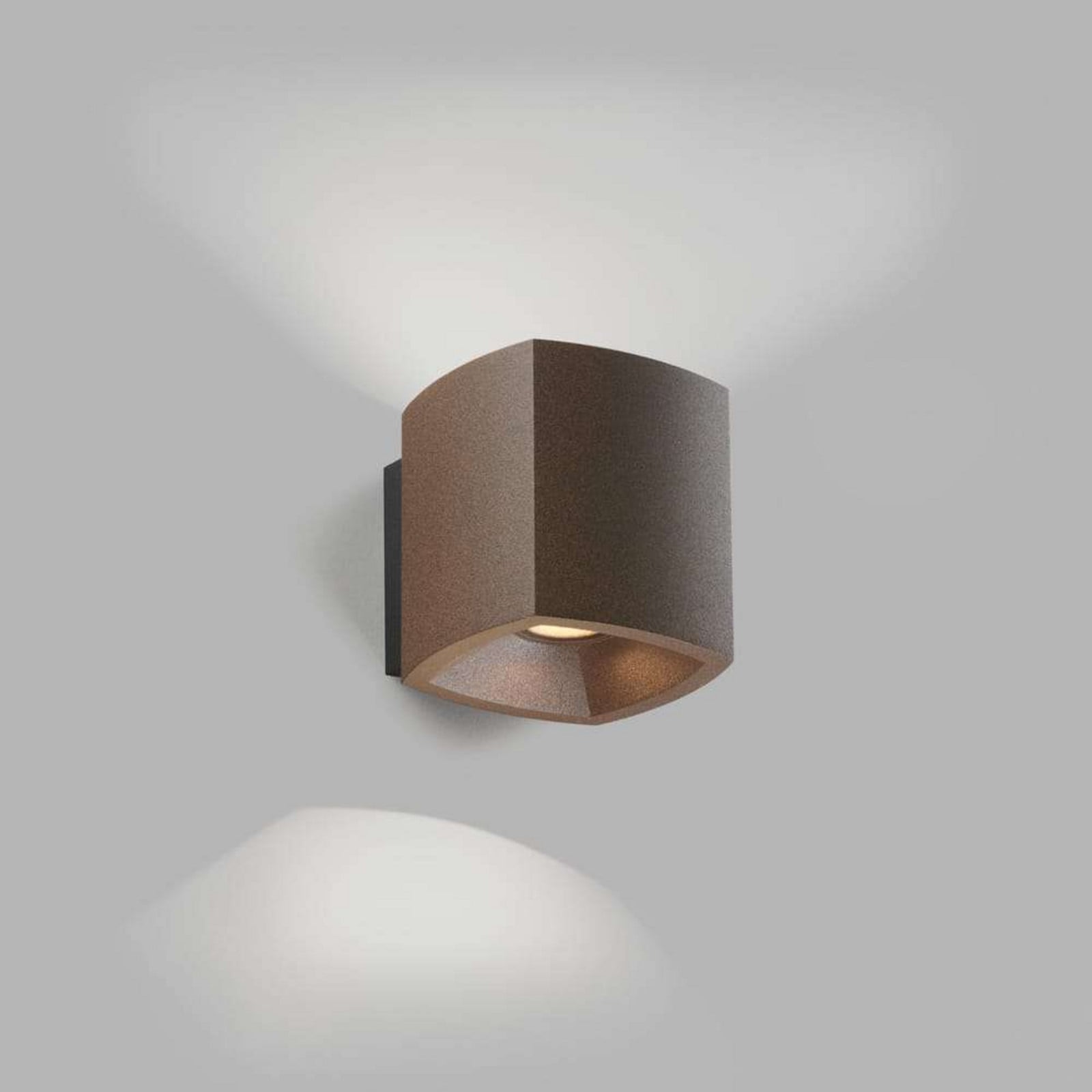 Mirage 1 Wandleuchte In/Out Rust LIGHT-POINT - Keller - Aluminium