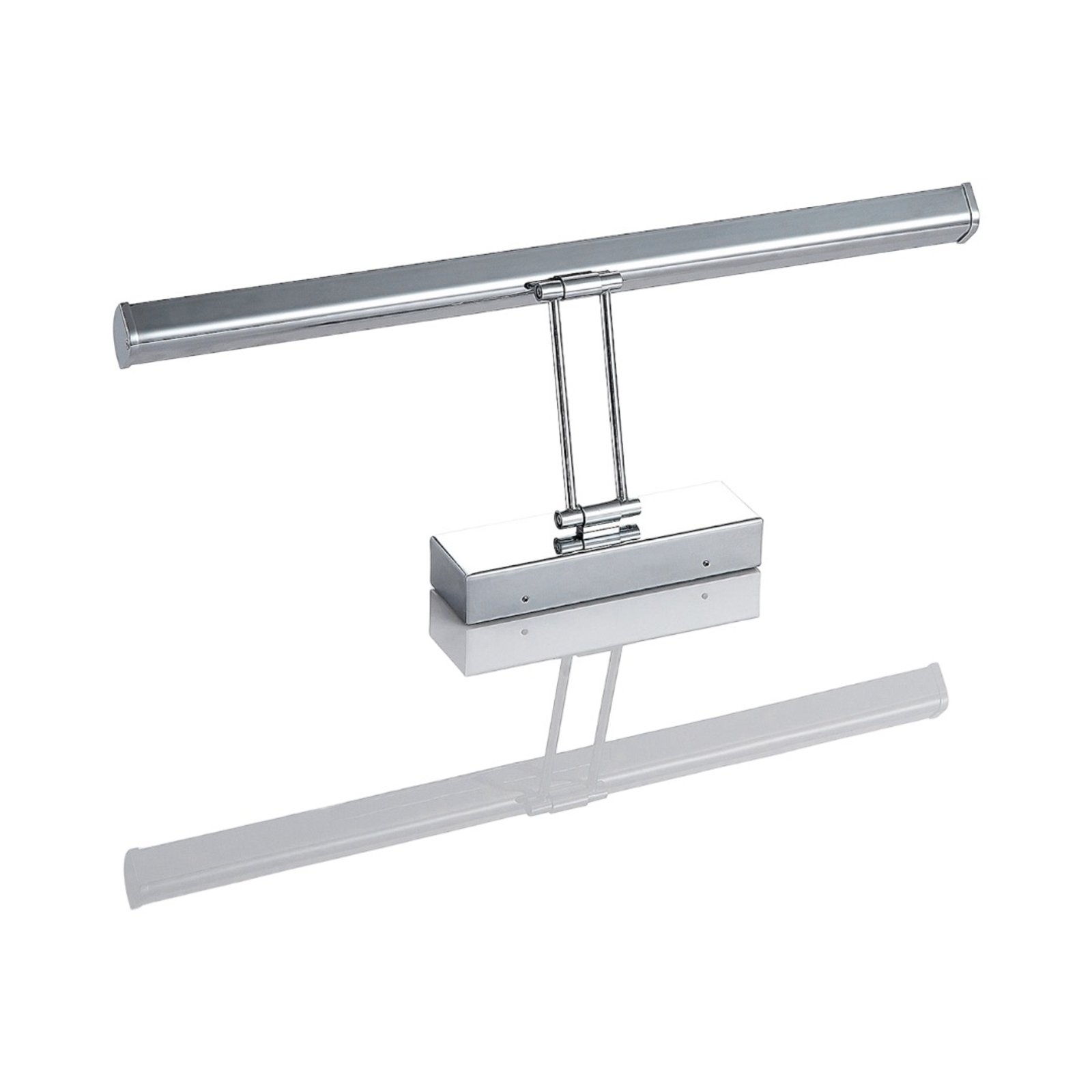 Lindby LED-Spiegelleuchte Sanya, 60 cm, chrom, Metall, IP44