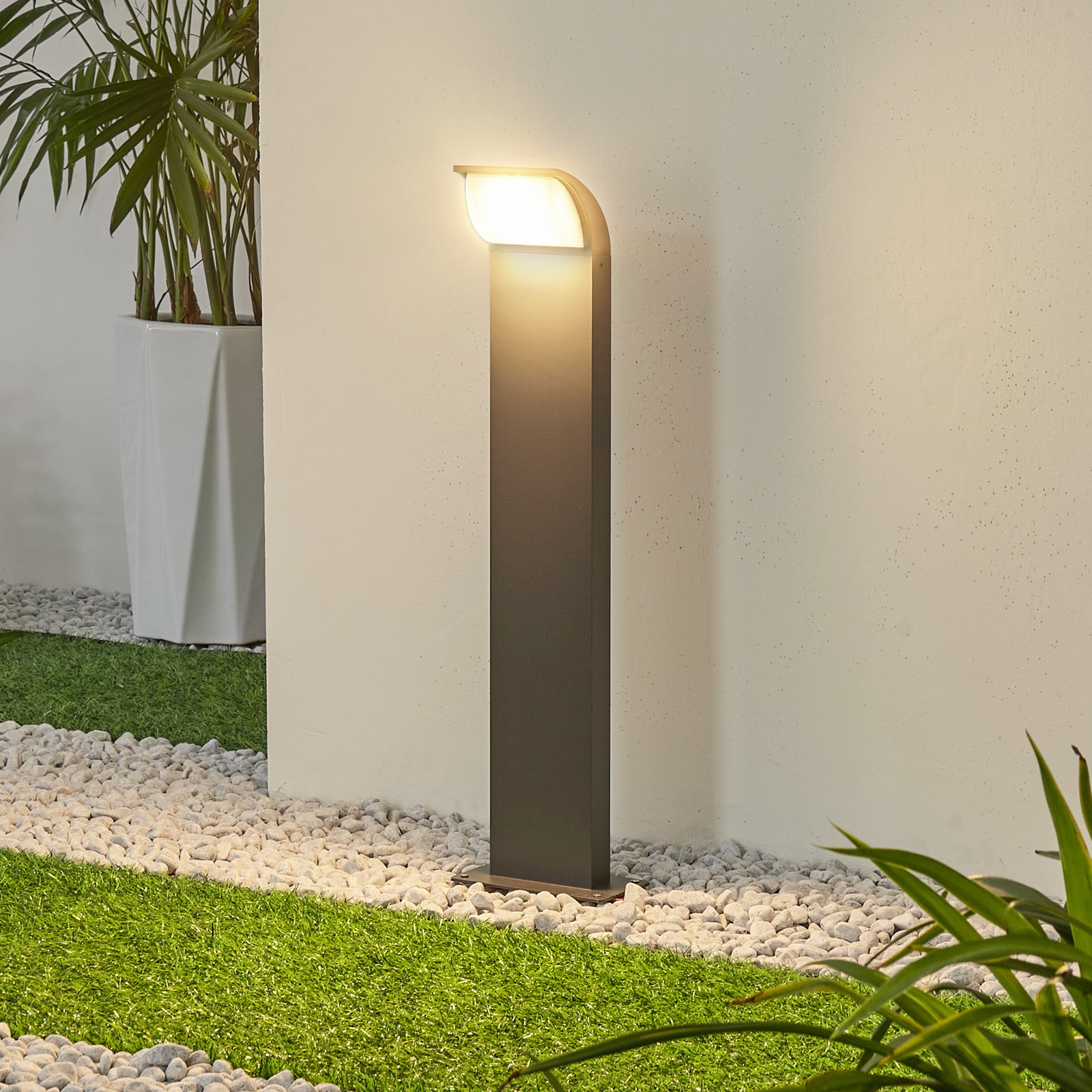 Tinna LED Tuinlamp H60 Anthracite - Lucande