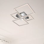 Plafonnier LED Frame, CCT, 4 lampes, aluminium