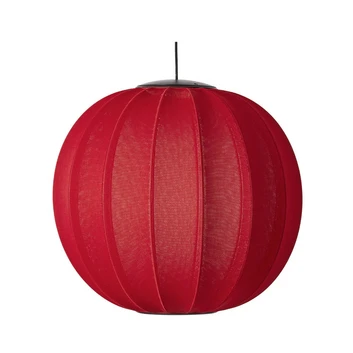 Knit-Wit 60 Round LED Pendel Maple Red - Made By Hand
