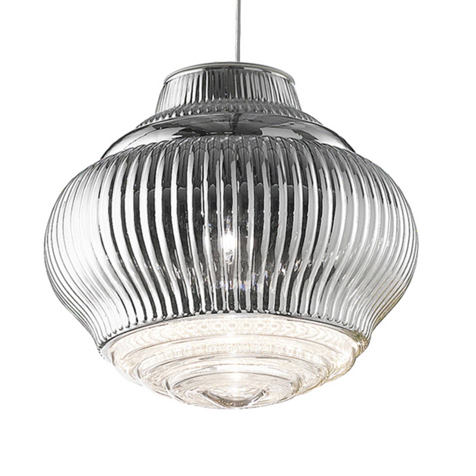 AILATI Pendellampe Bonnie 130 cm silber metallic