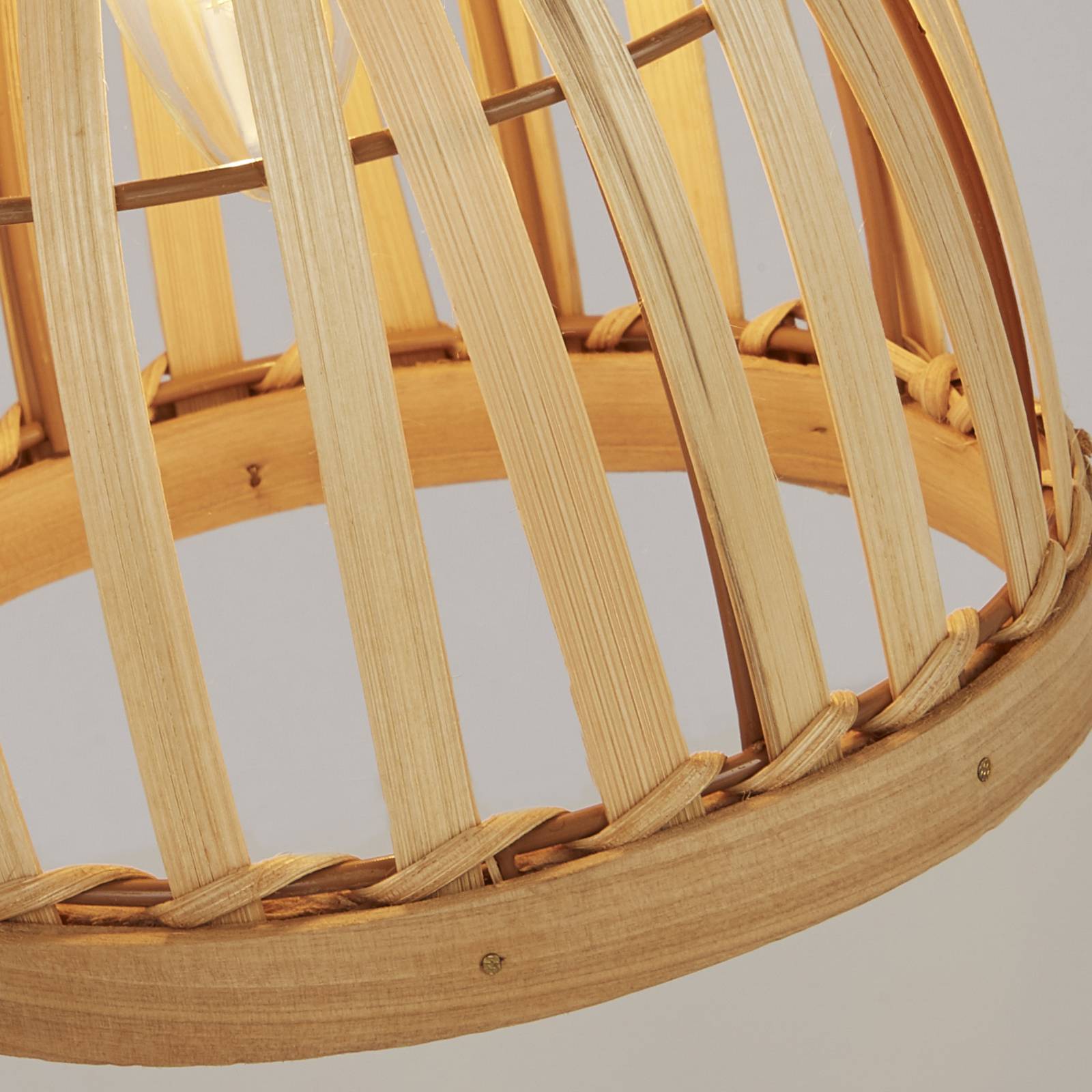 Searchlight x malaga asztali lámpa, bambusz