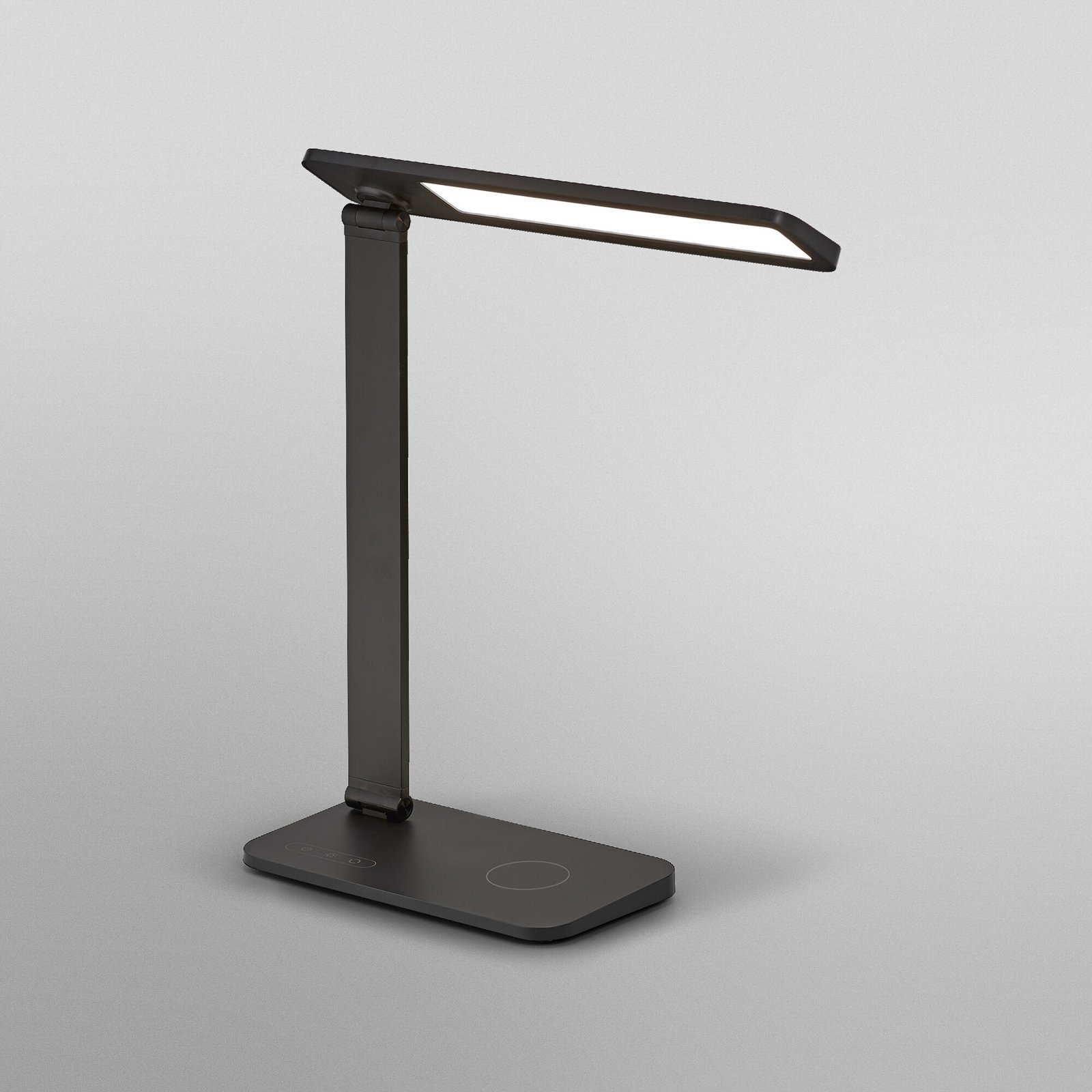 Lampada LED da tavolo OSRAM Office Line Desk Banker nera CCT dimmerabile