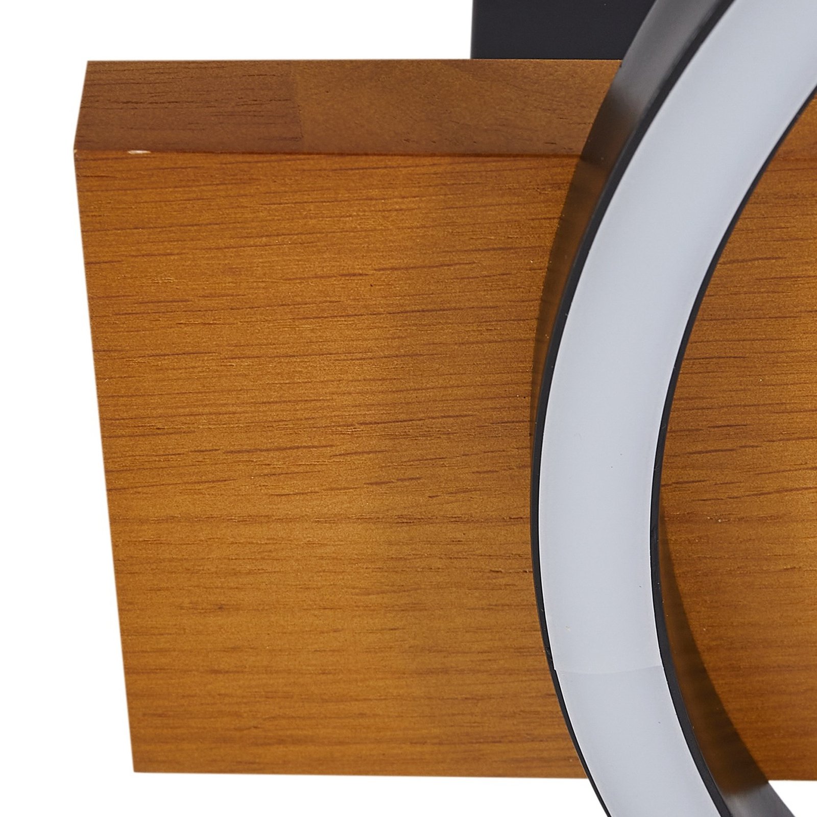 Galad LED Ceiling Lamp Wood - Lindby