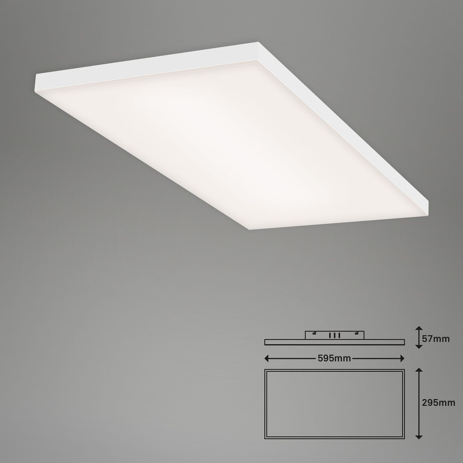 Plafoniera LED Frameless RGBW, rettangolare