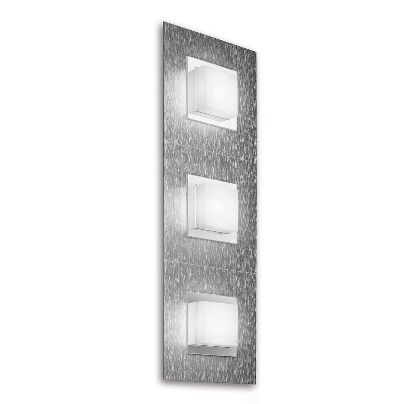 GROSSMANN Basic LED-Wandleuchte 3flg., aluminium