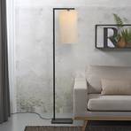 It's about RoMi Boston floor lamp, Ø 25 cm, black/bright