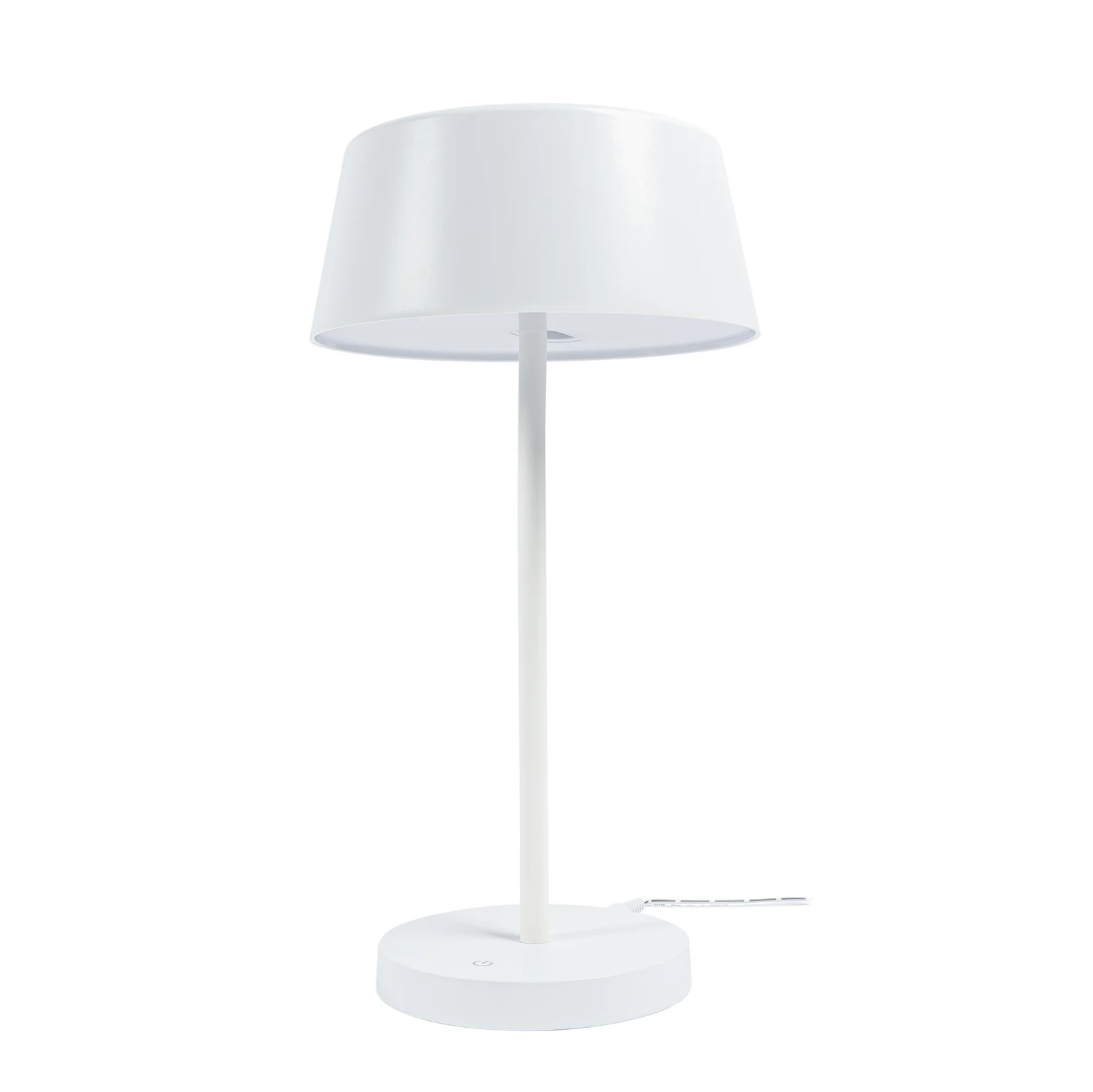 Lindby Milica lámpara de mesa LED, blanca, atenuable