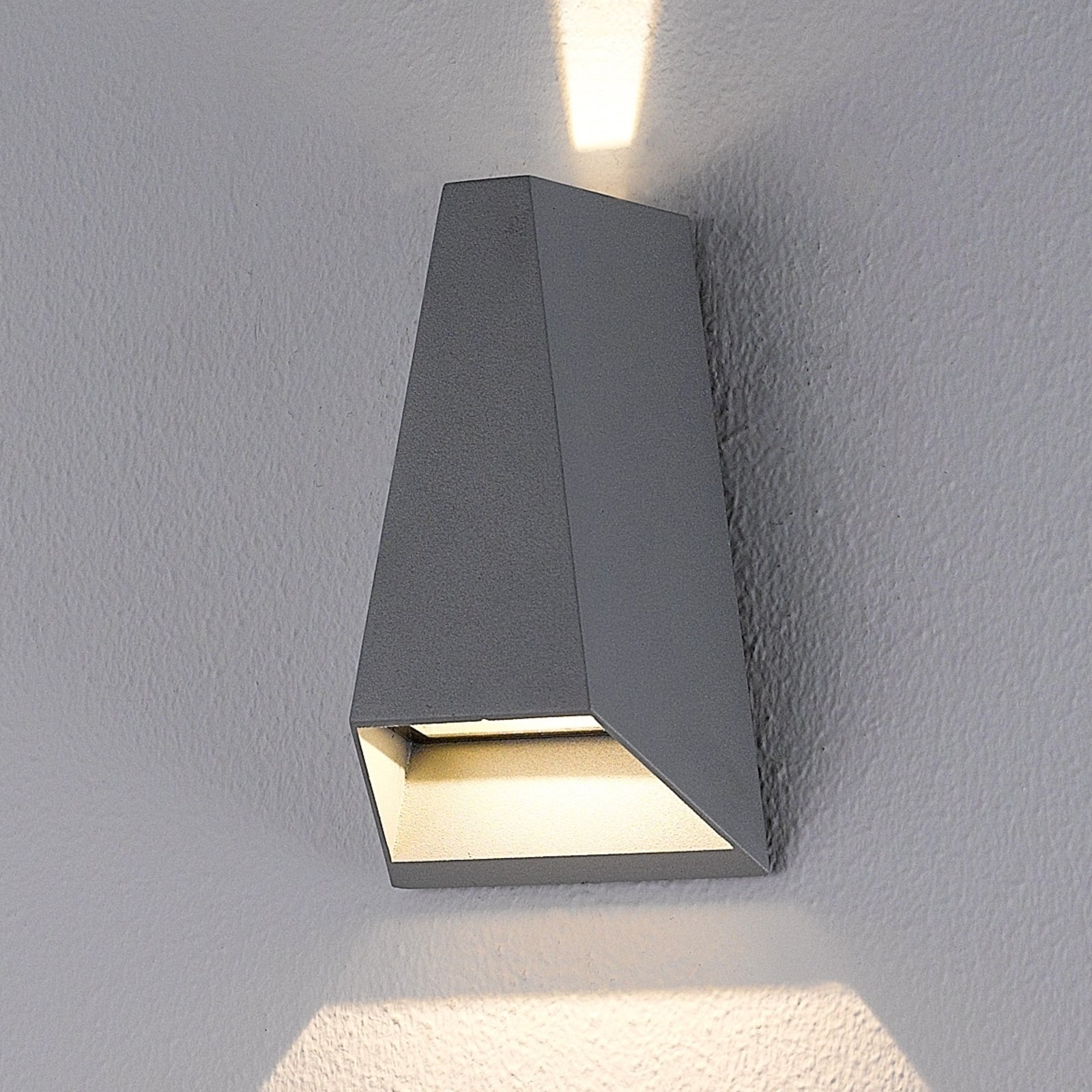 Jendrik Außenwandleuchte Graphite - Lucande